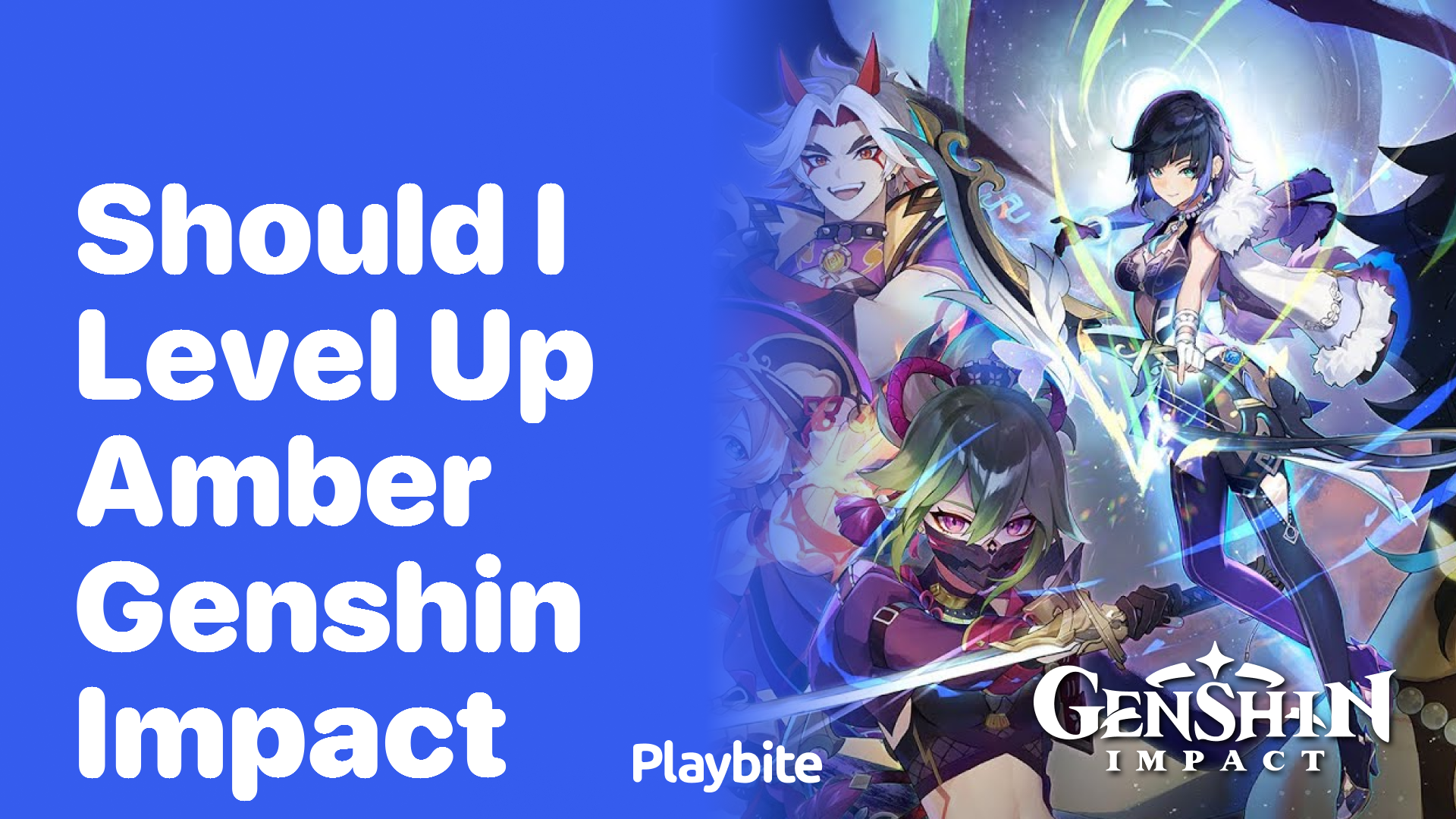 Should I Level Up Amber in Genshin Impact?