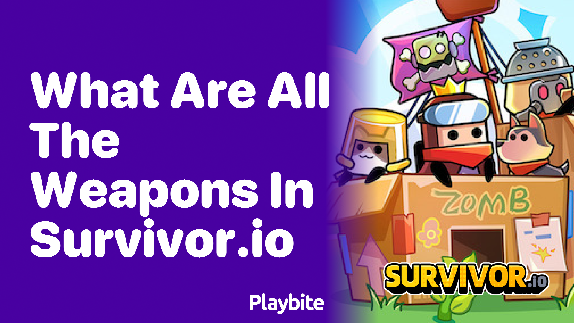 What Are All the Weapons in Survivor.io?