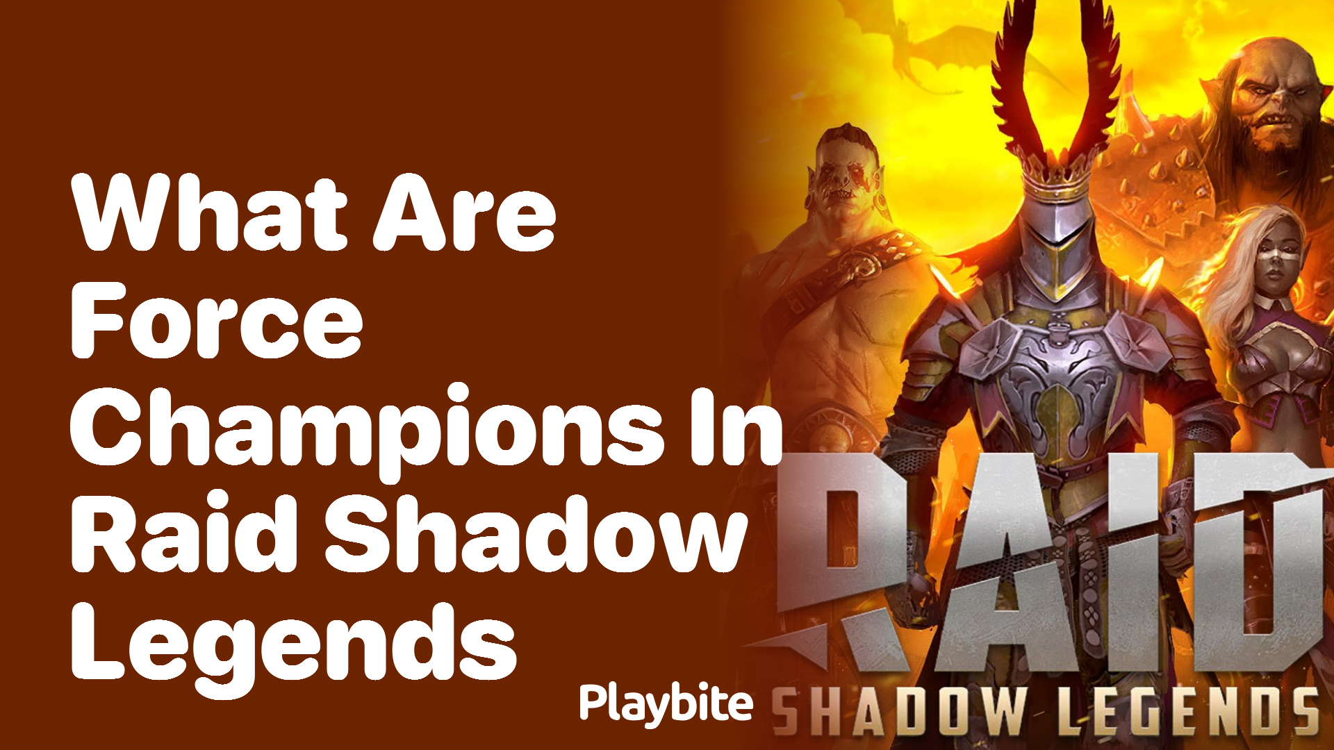 What Are Force Champions in Raid Shadow Legends?