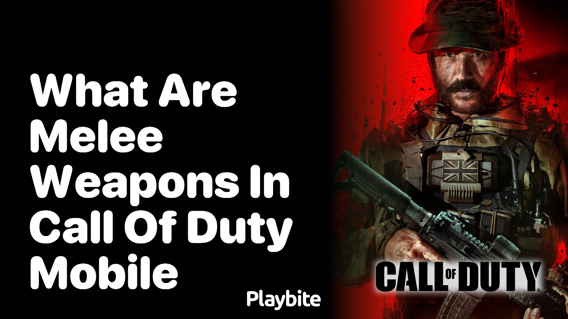 What Are Melee Weapons in Call of Duty Mobile?