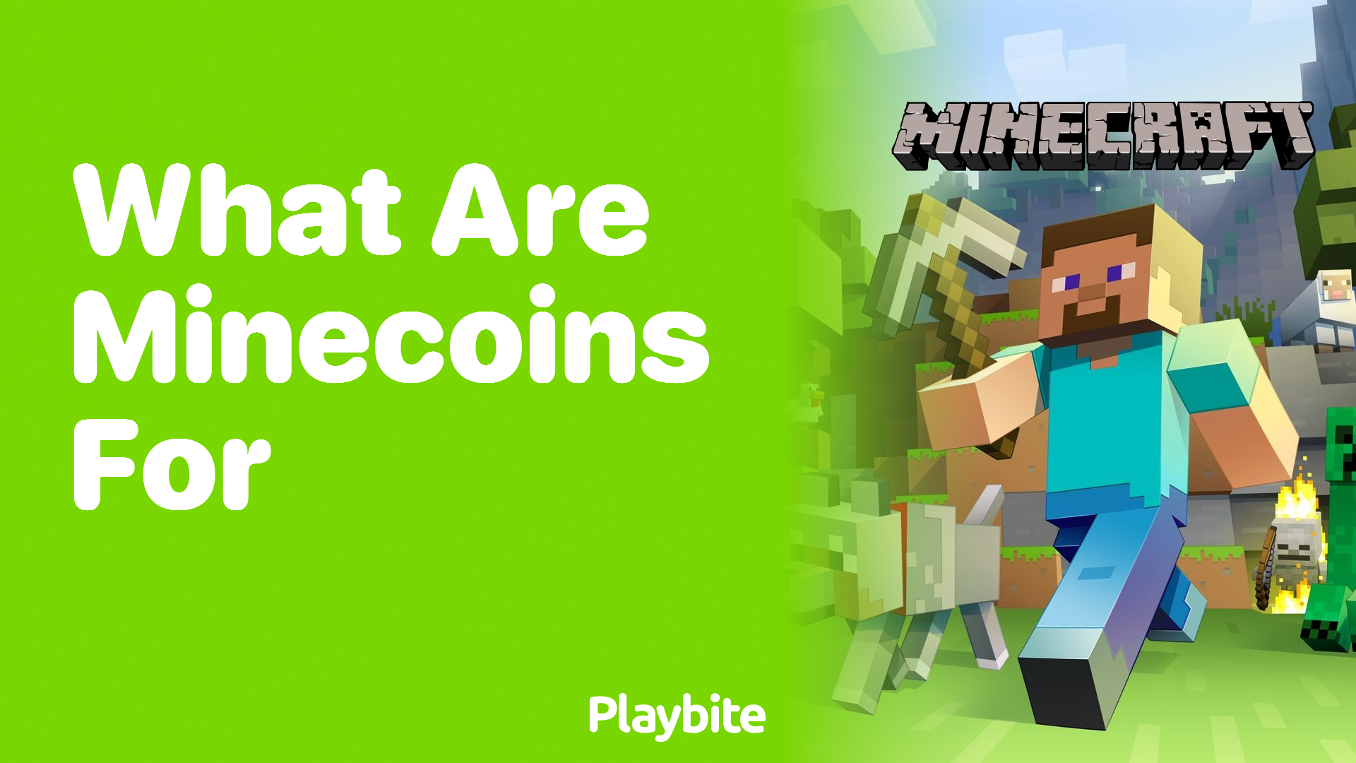 What are Minecoins for in the World of Minecraft?