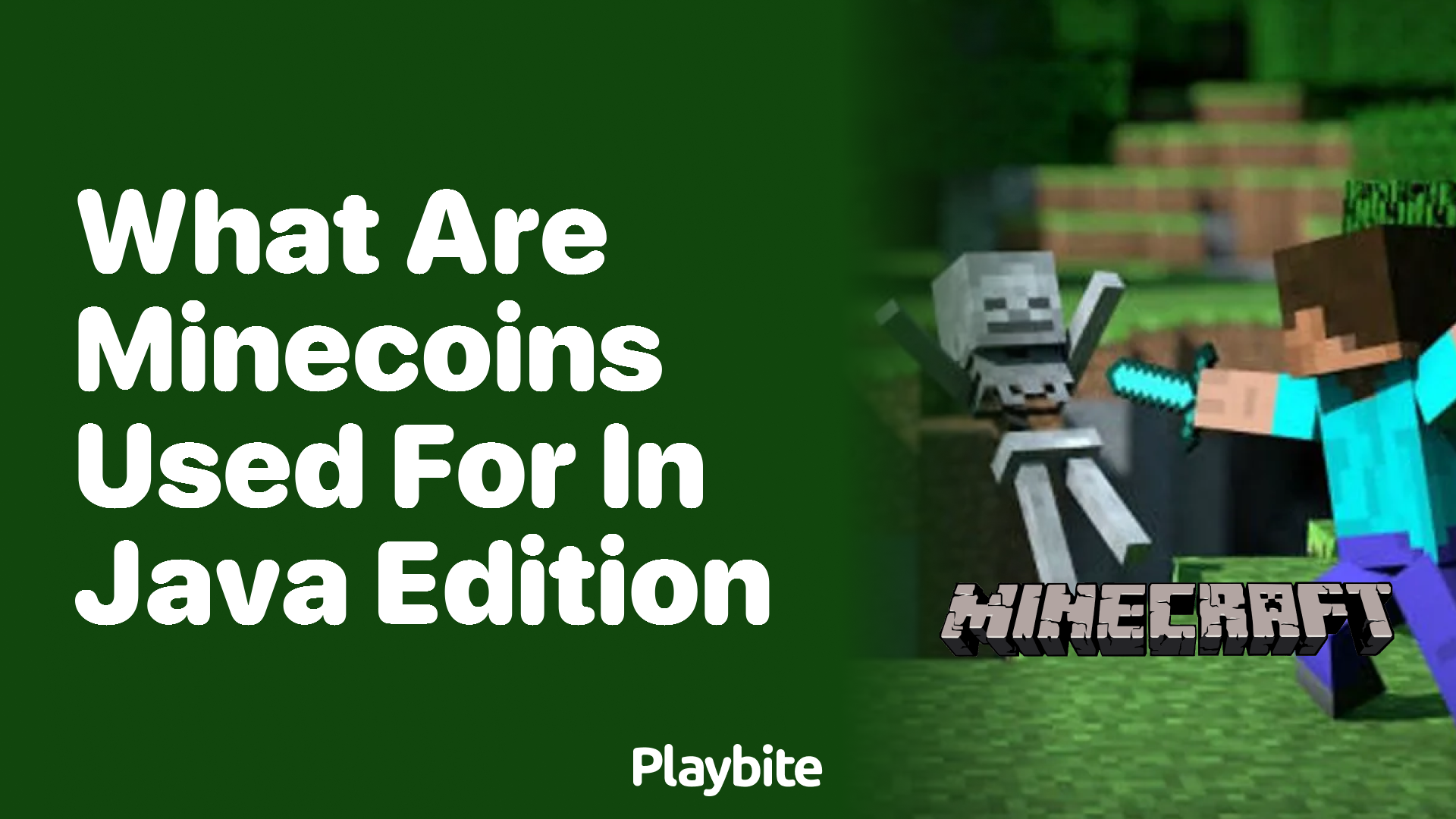 What Are Minecoins Used for in Minecraft Java Edition?