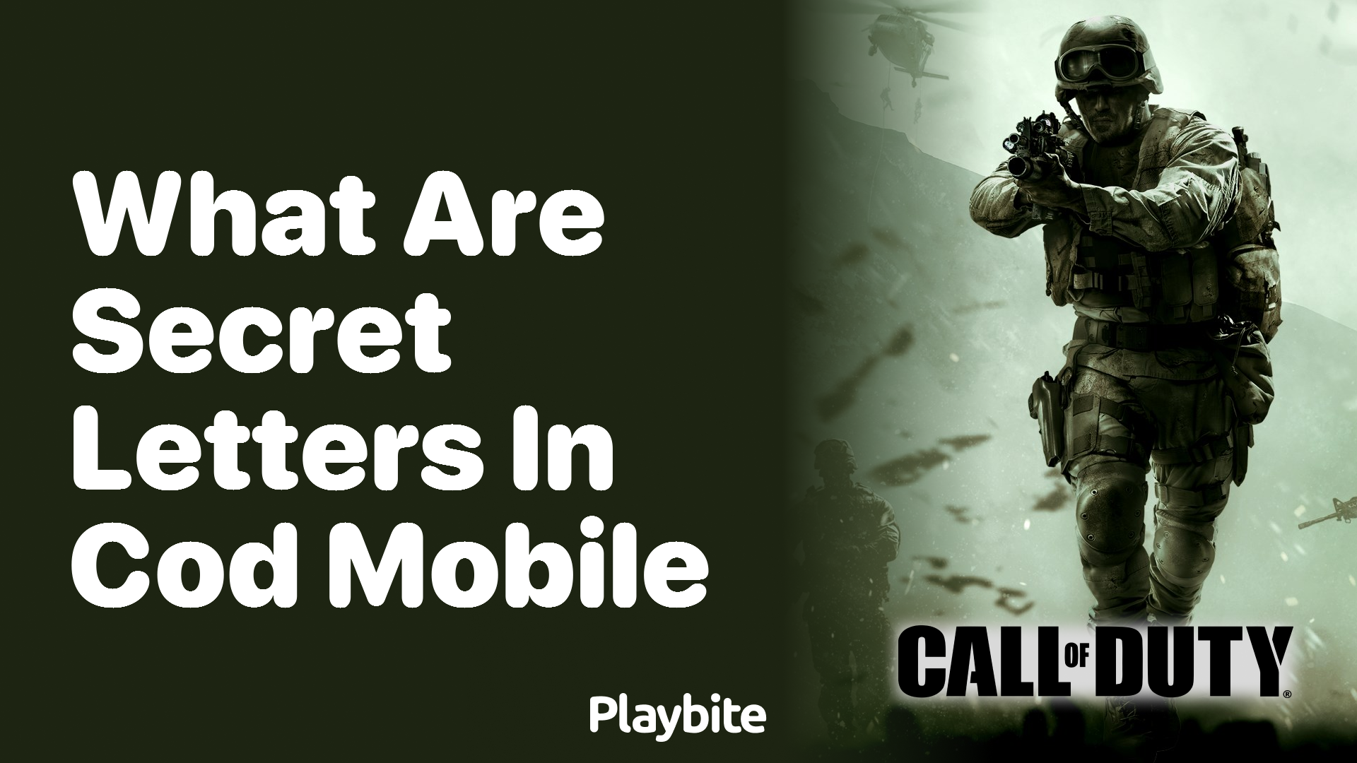 What Are Secret Letters in COD Mobile?