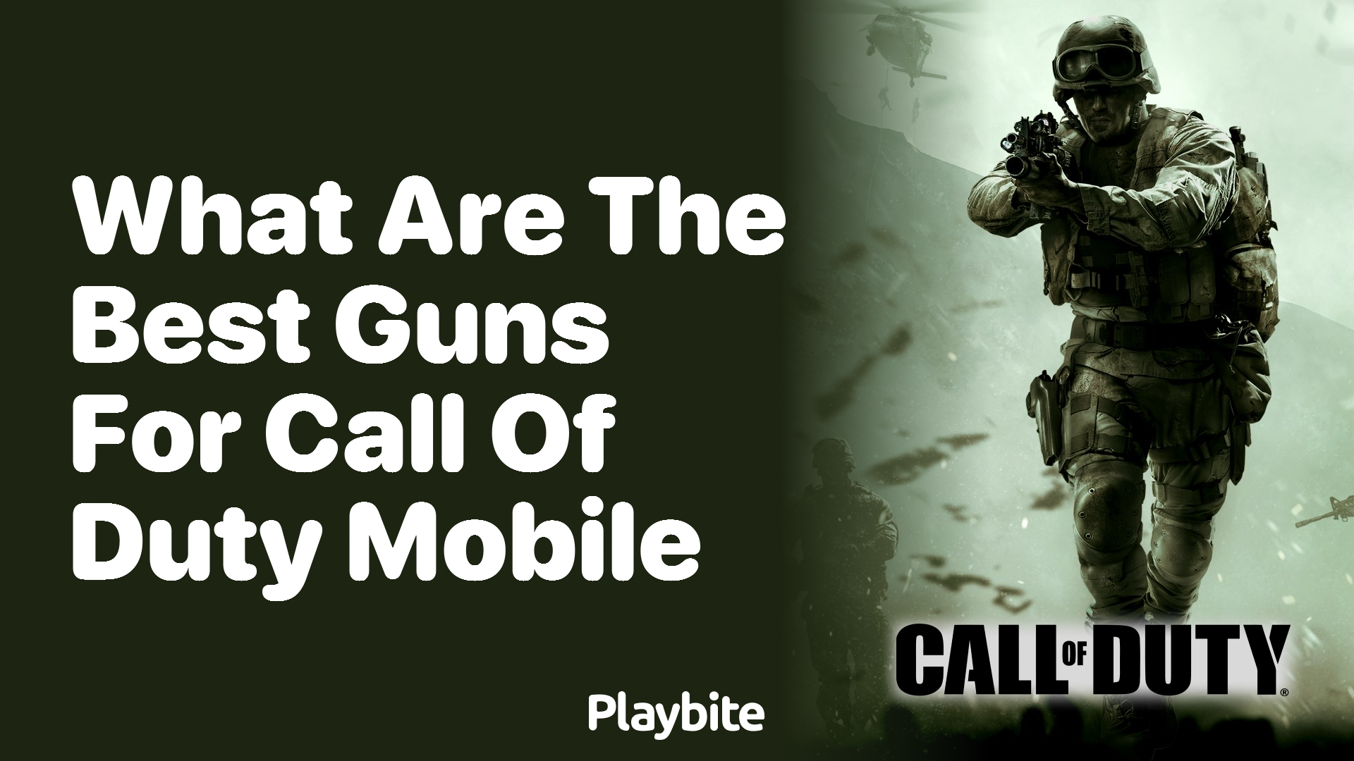 What Are the Best Guns for Call of Duty Mobile?