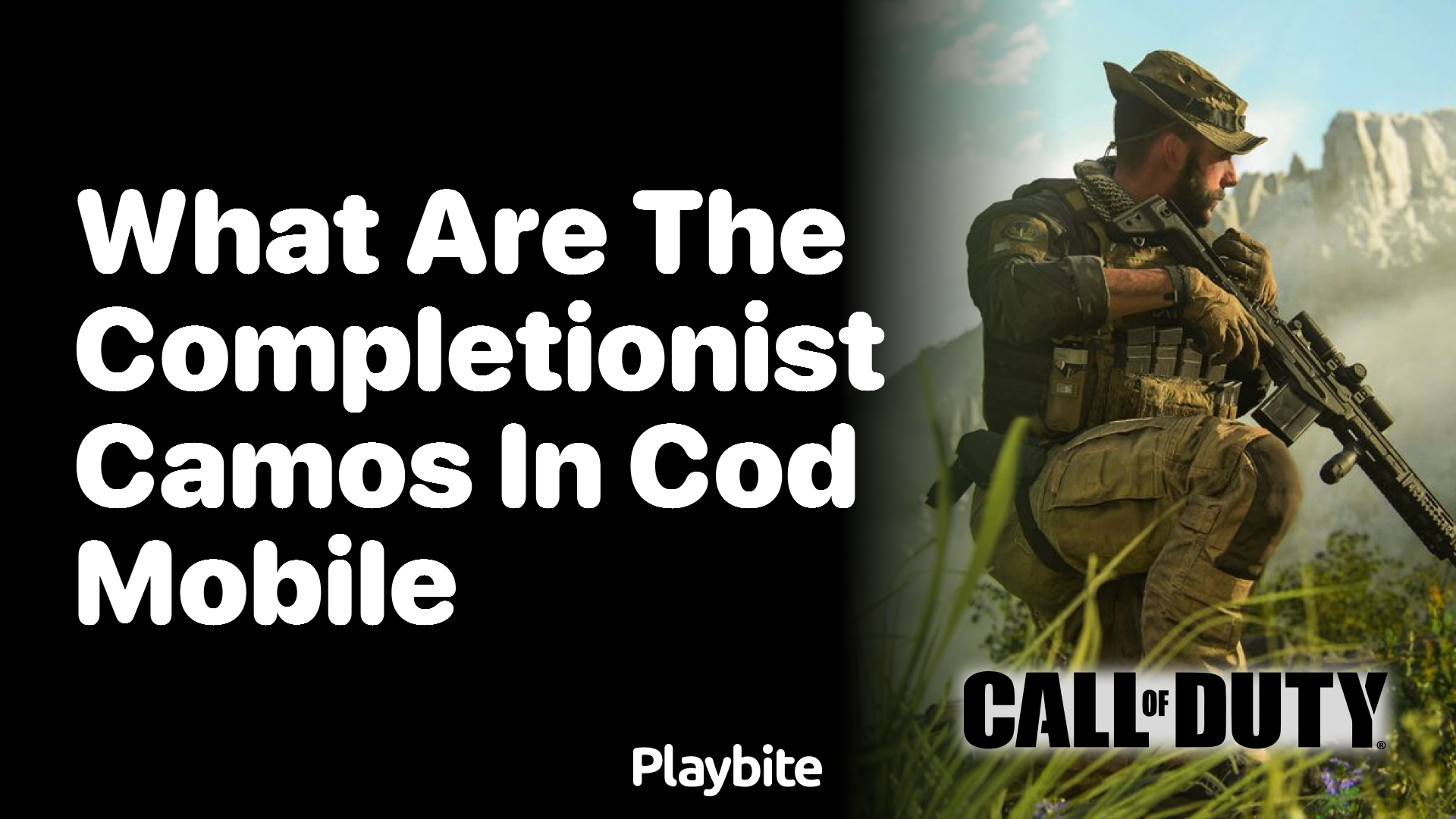 What Are the Completionist Camos in COD Mobile?