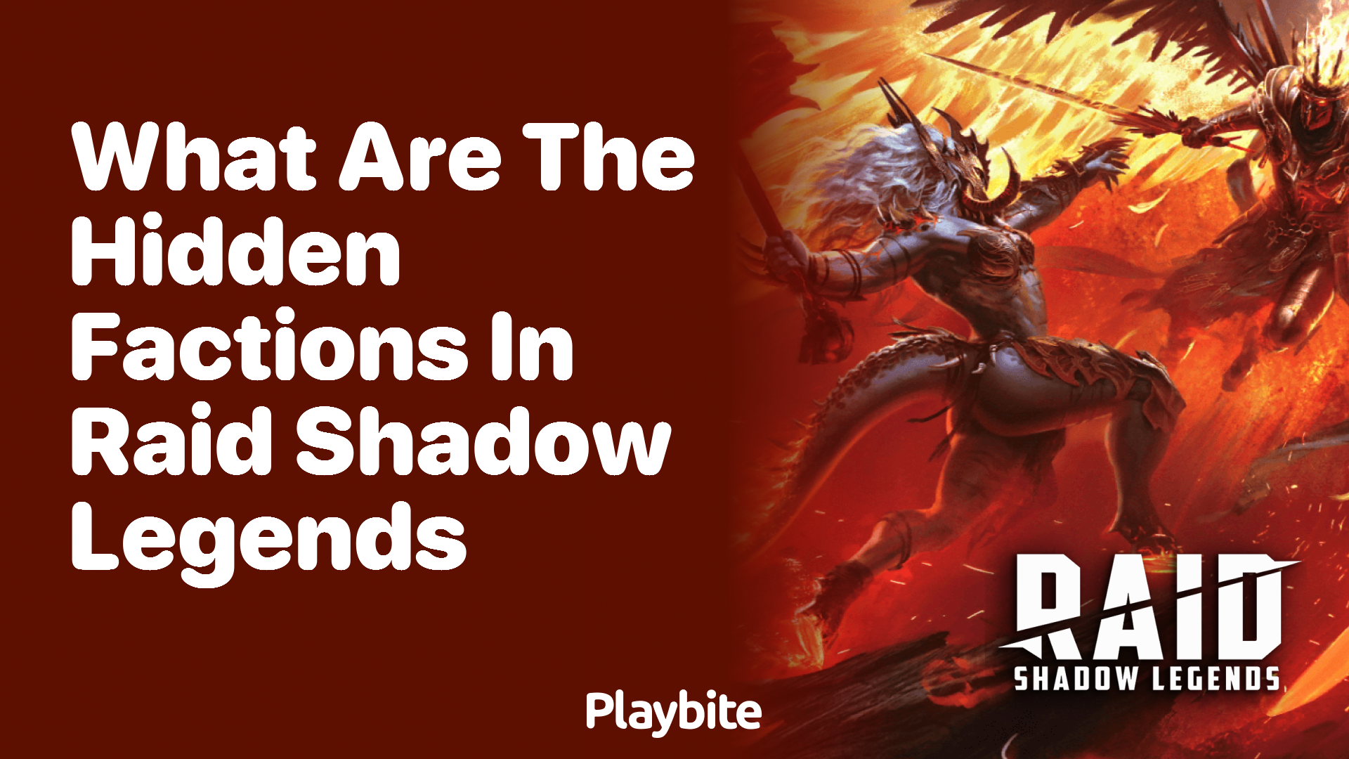 What Are the Hidden Factions in Raid Shadow Legends? Exploring the Mysteries!