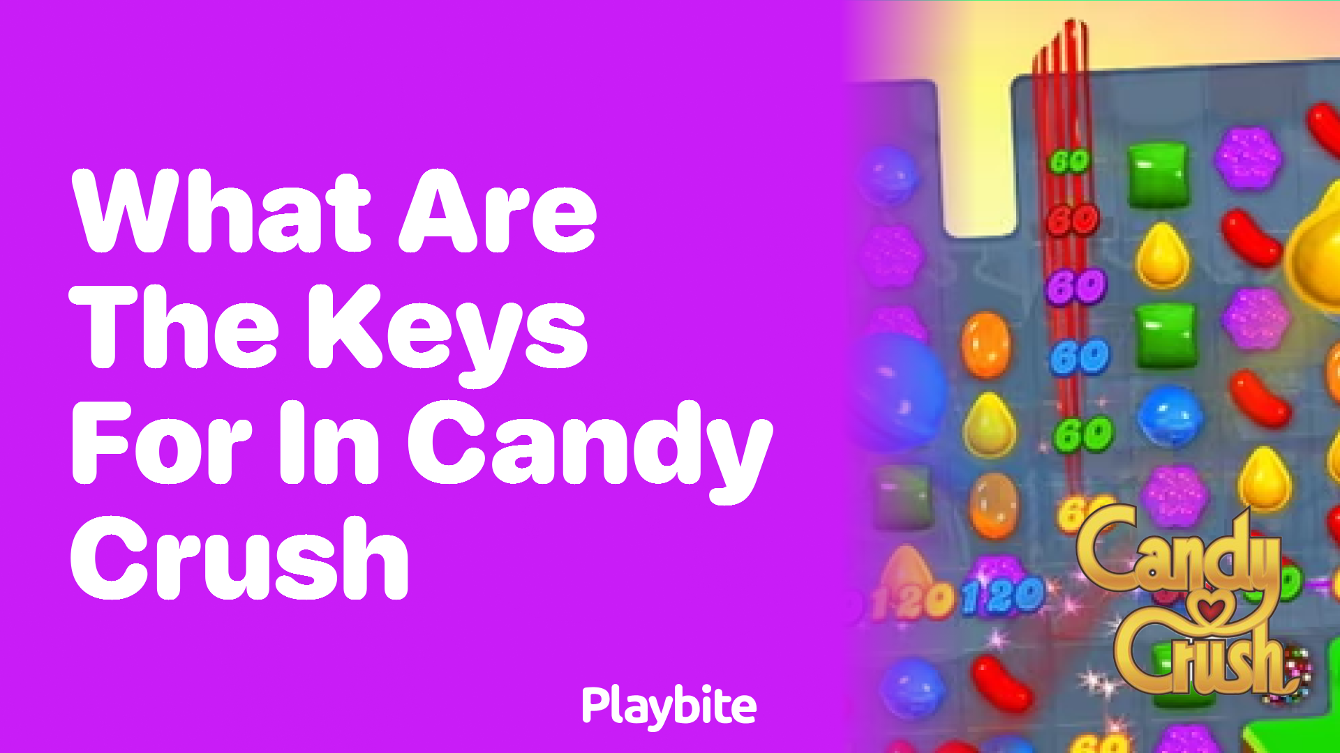 What Are the Keys For in Candy Crush?