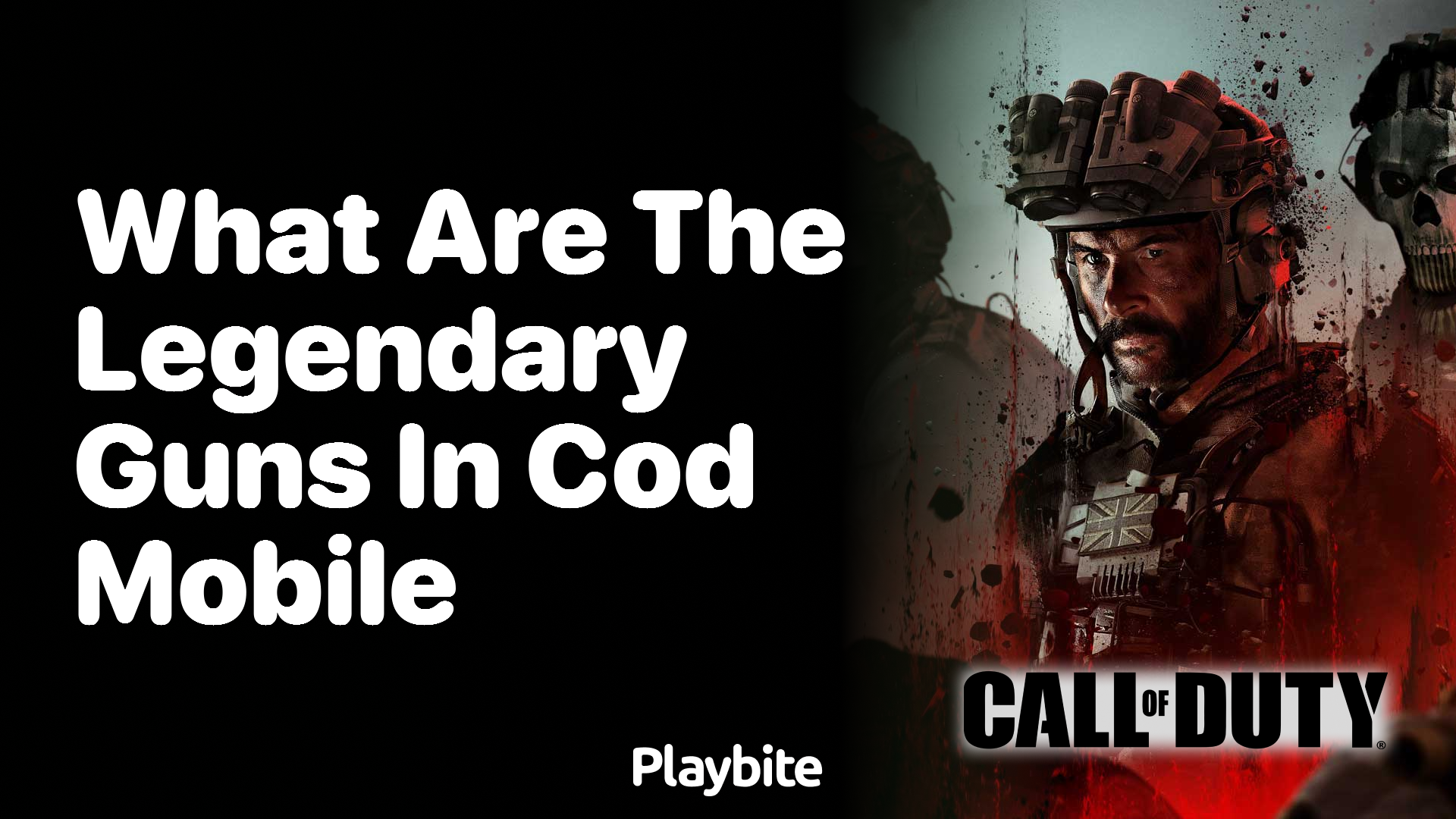 What Are the Legendary Guns in COD Mobile?