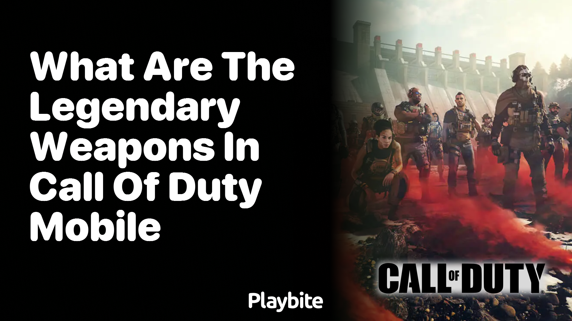 What Are the Legendary Weapons in Call of Duty Mobile?