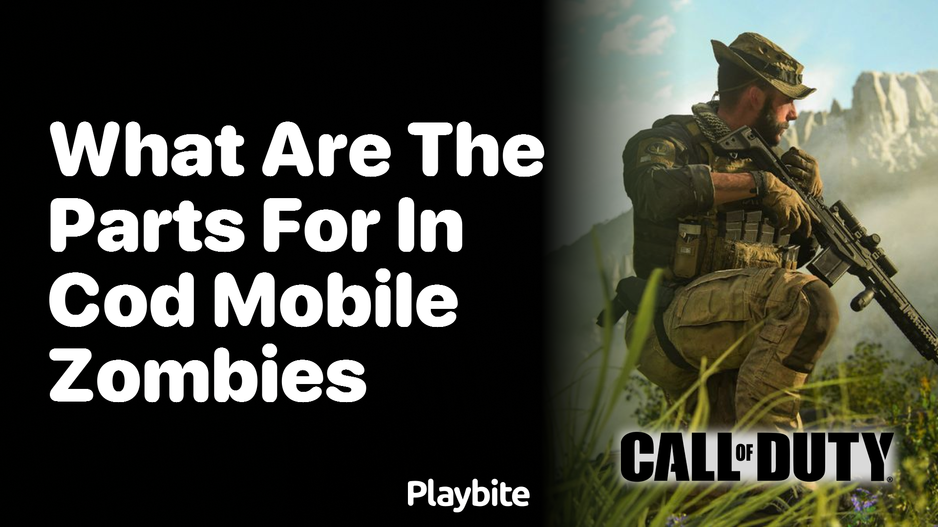 What Are the Parts For in COD Mobile Zombies?