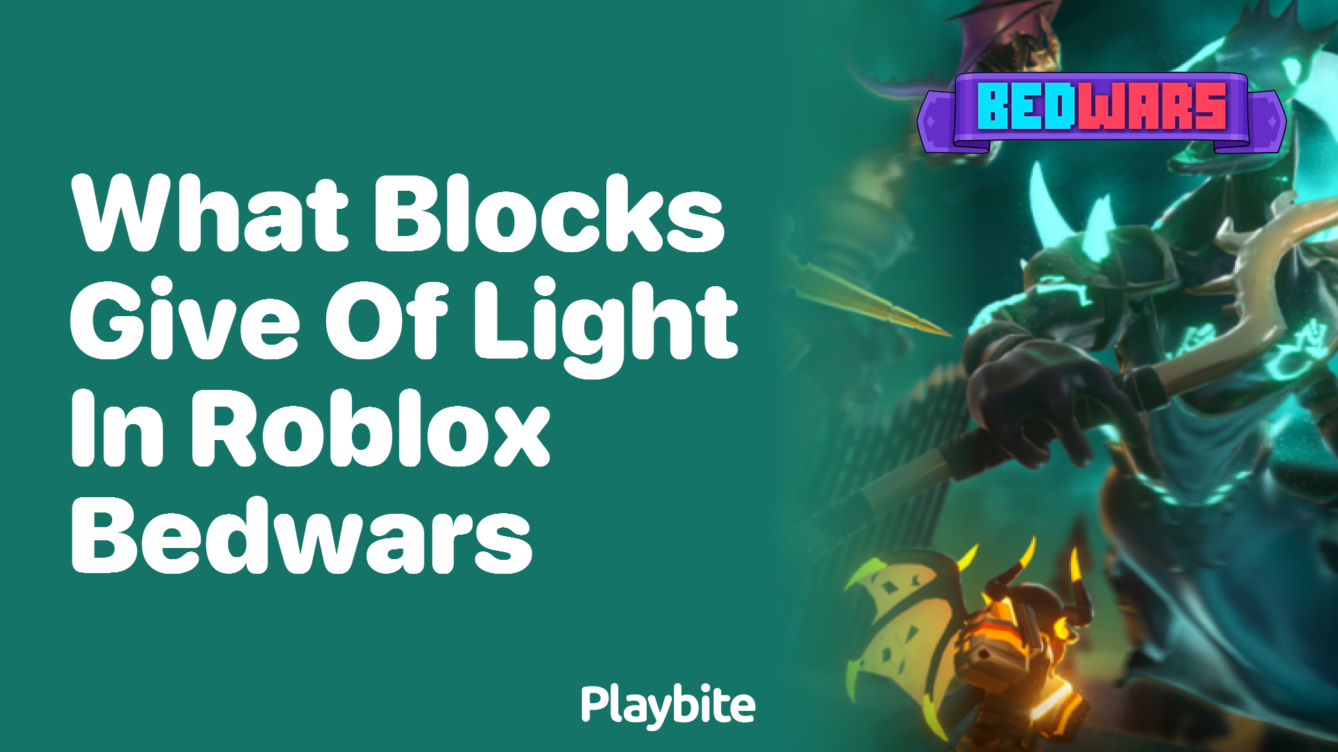 What Blocks Emit Light in Roblox Bedwars?
