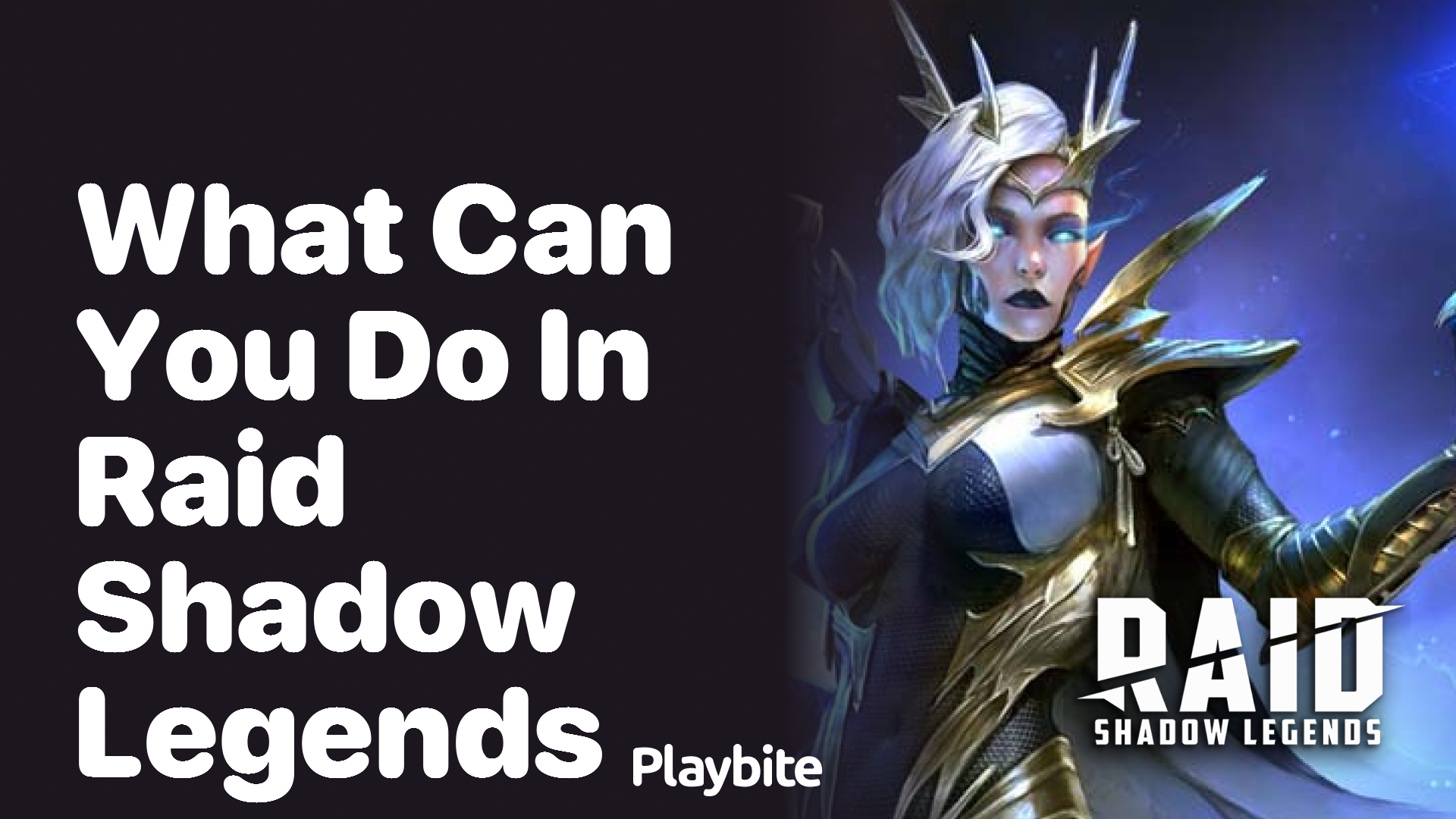 What Can You Do in Raid Shadow Legends?