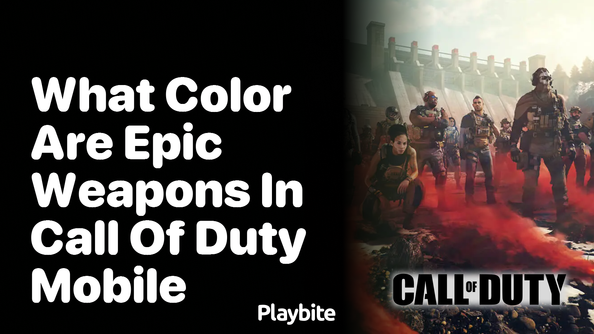 What Color Are Epic Weapons in Call of Duty Mobile?