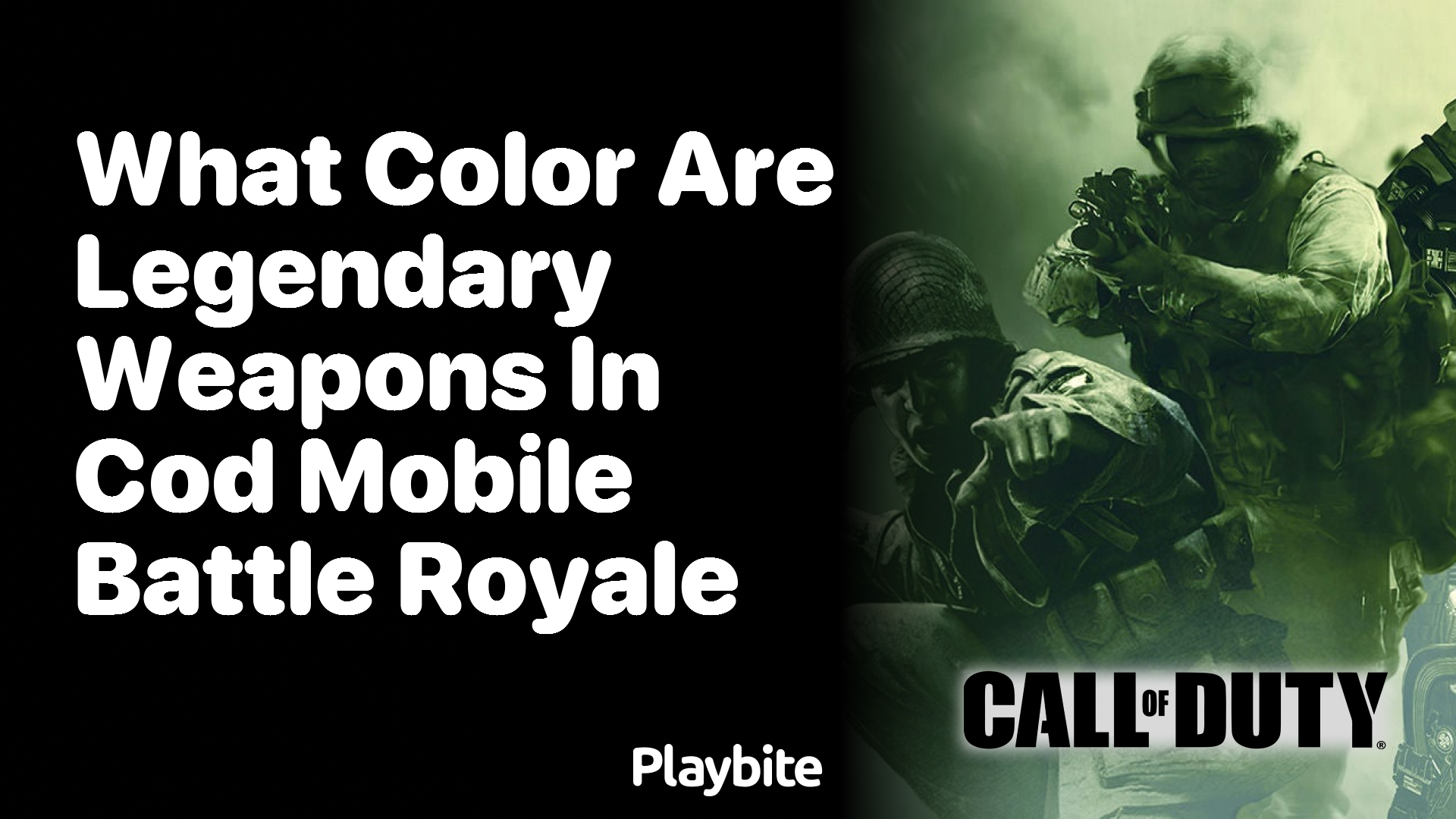 What Color Are Legendary Weapons in COD Mobile Battle Royale?