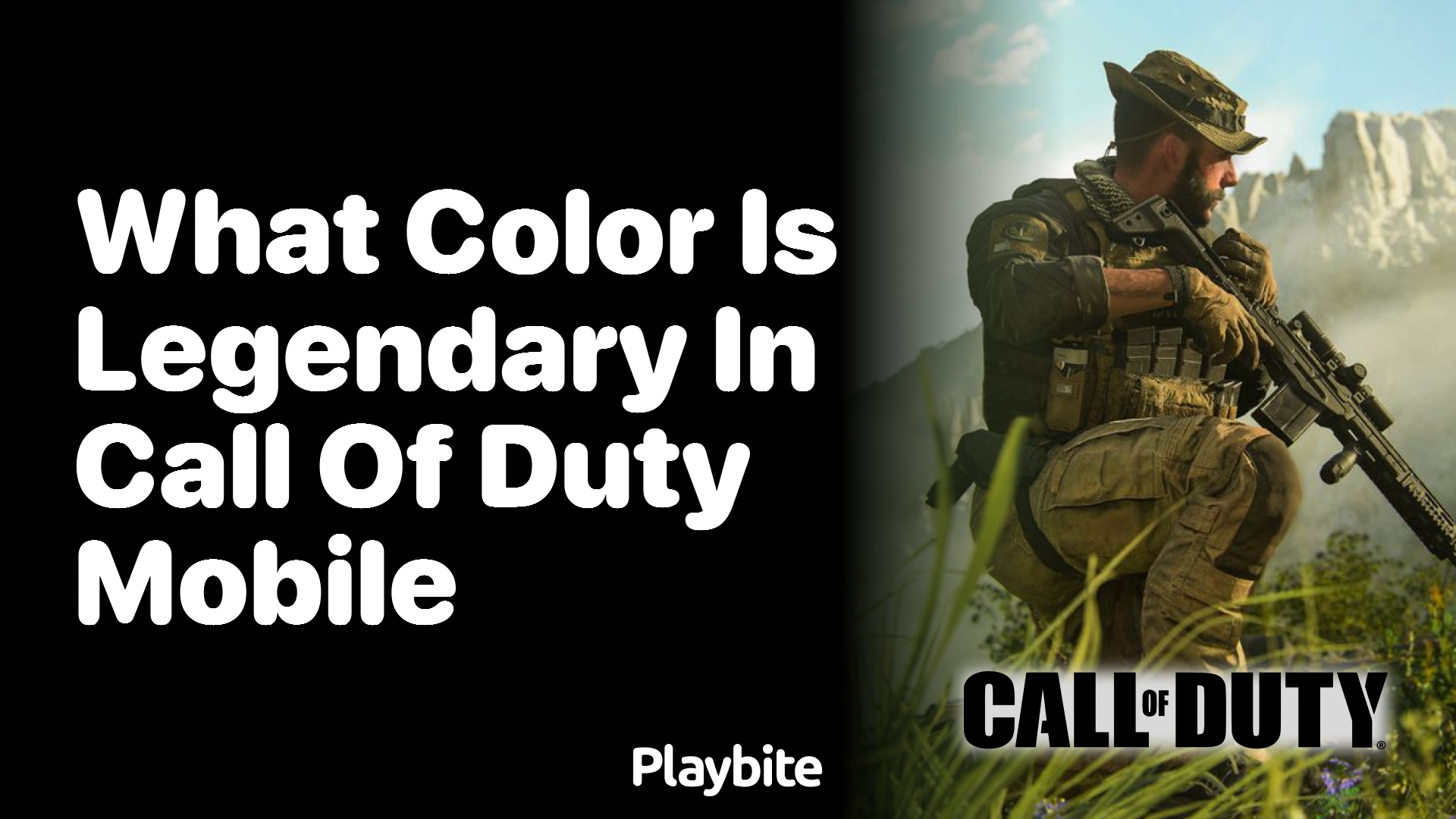 What Color Represents Legendary Items in Call of Duty Mobile?