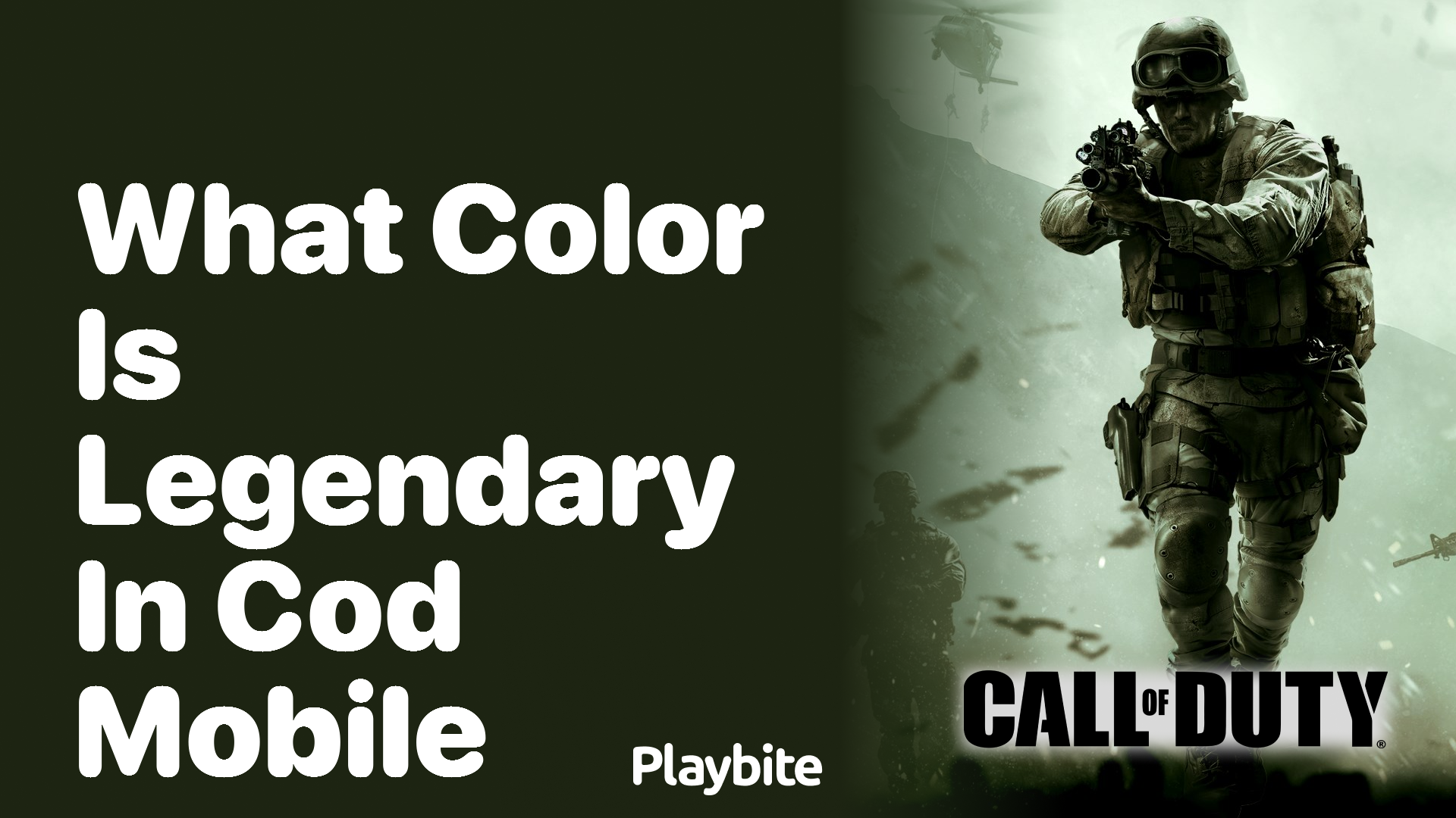 What Color Is Legendary in COD Mobile?