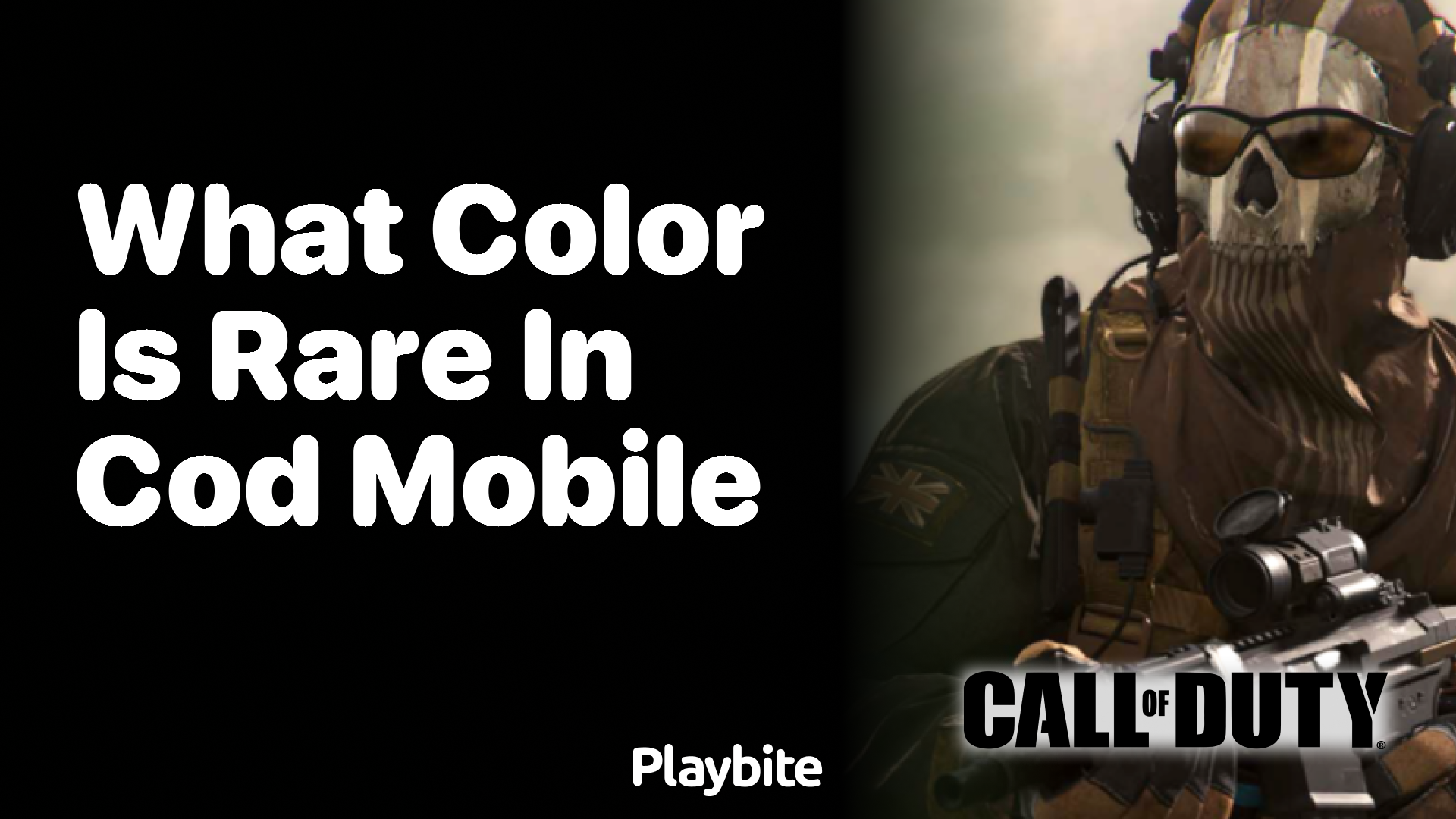 What Color is Rare in CoD Mobile?