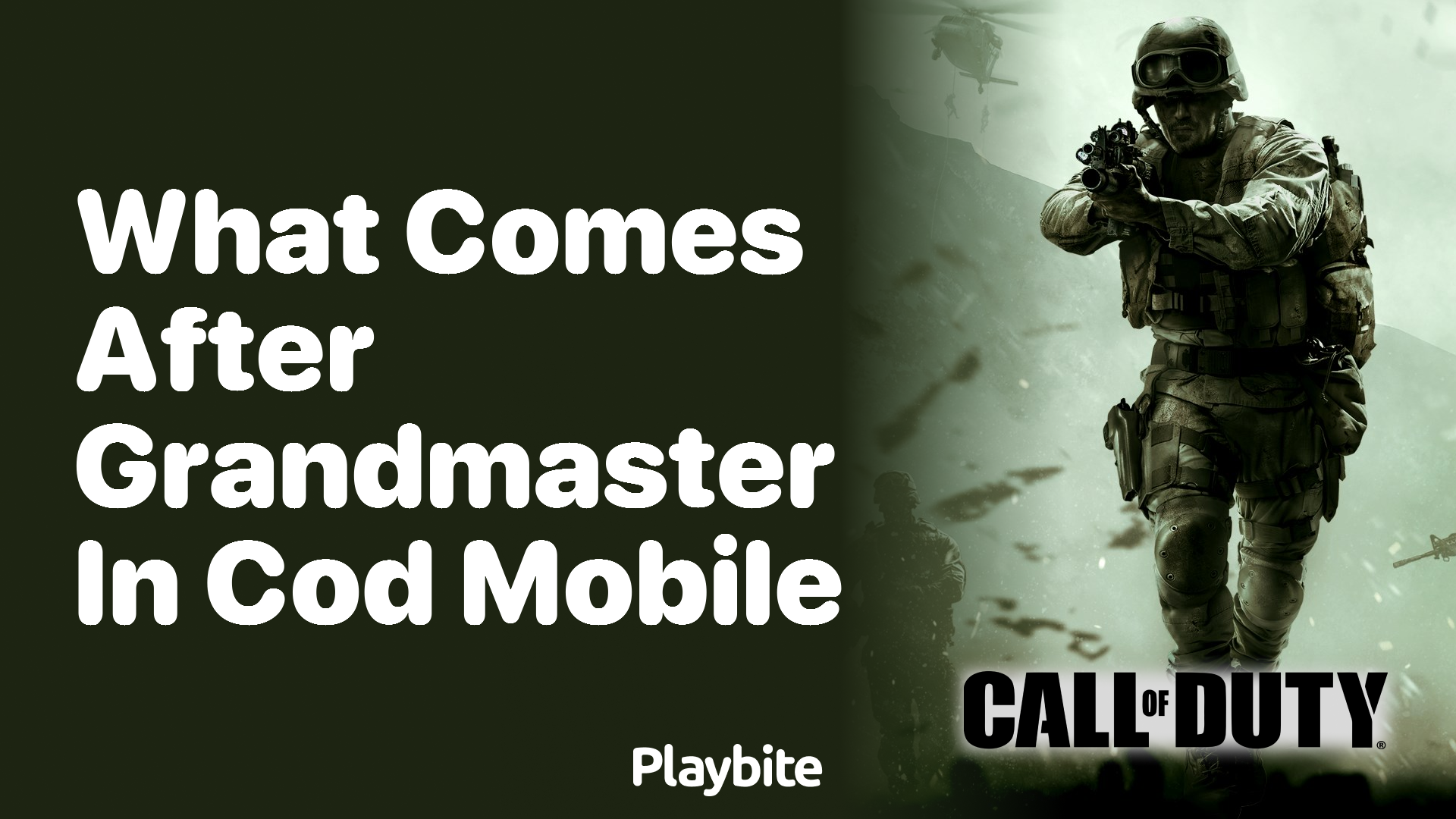 What Comes After Grandmaster in COD Mobile?