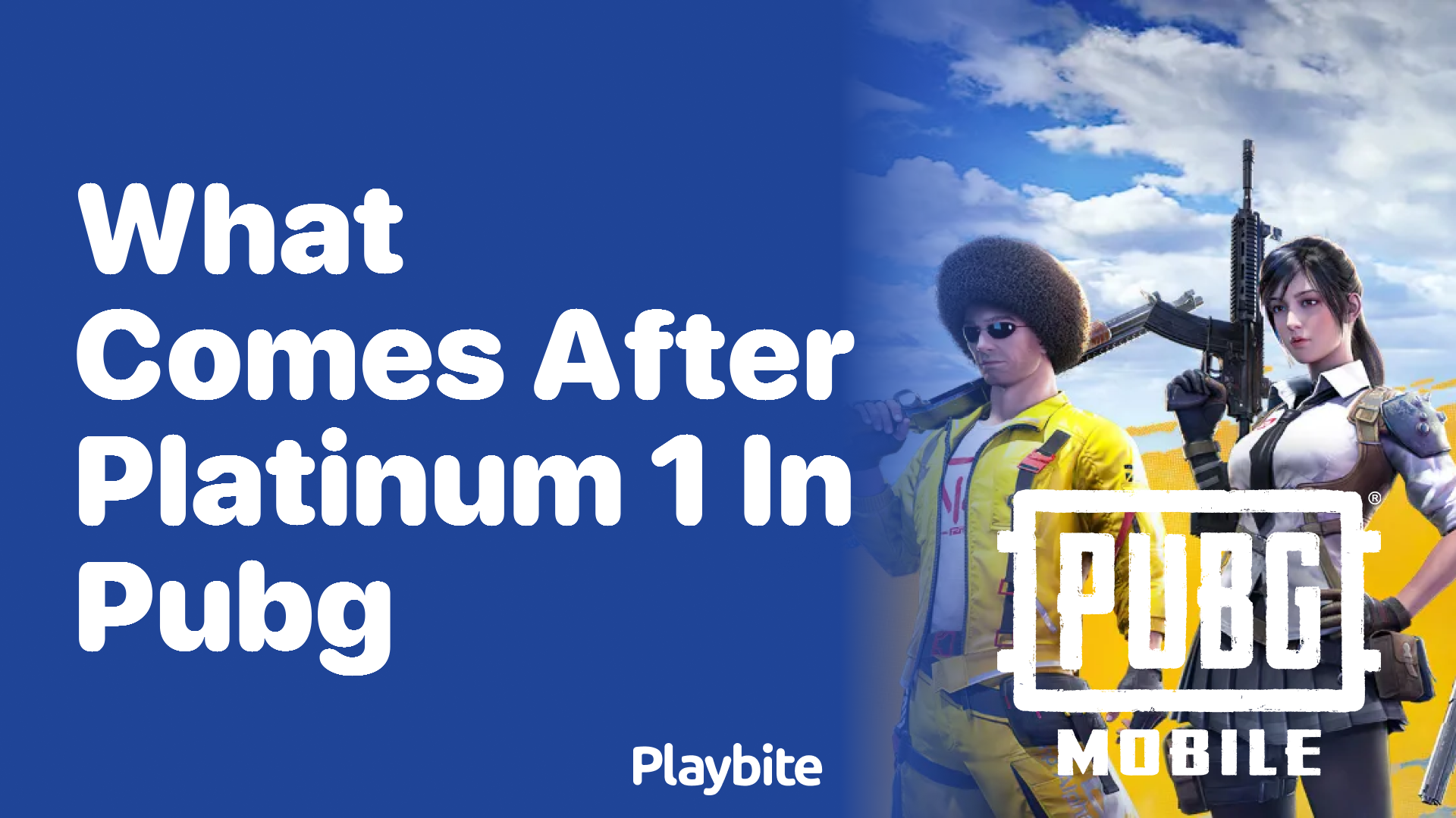 What Comes After Platinum 1 in PUBG Mobile?