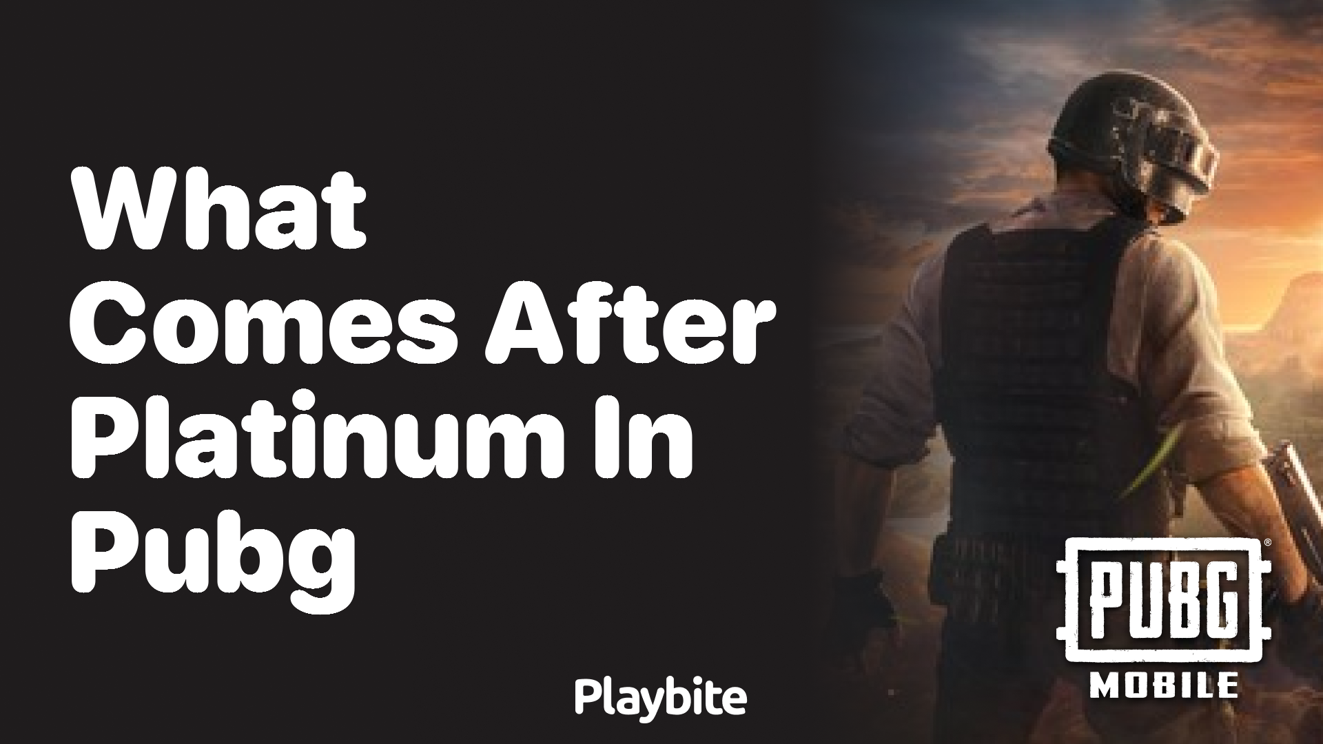 What Comes After Platinum in PUBG Mobile?