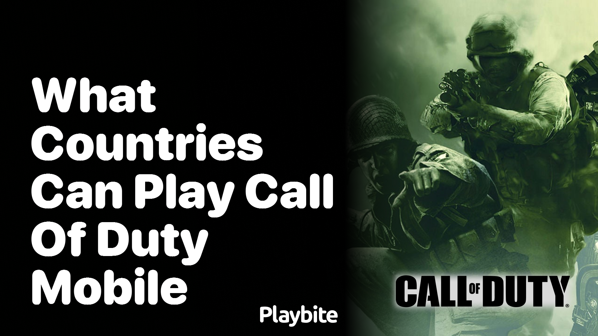 What Countries Can Play Call of Duty Mobile?