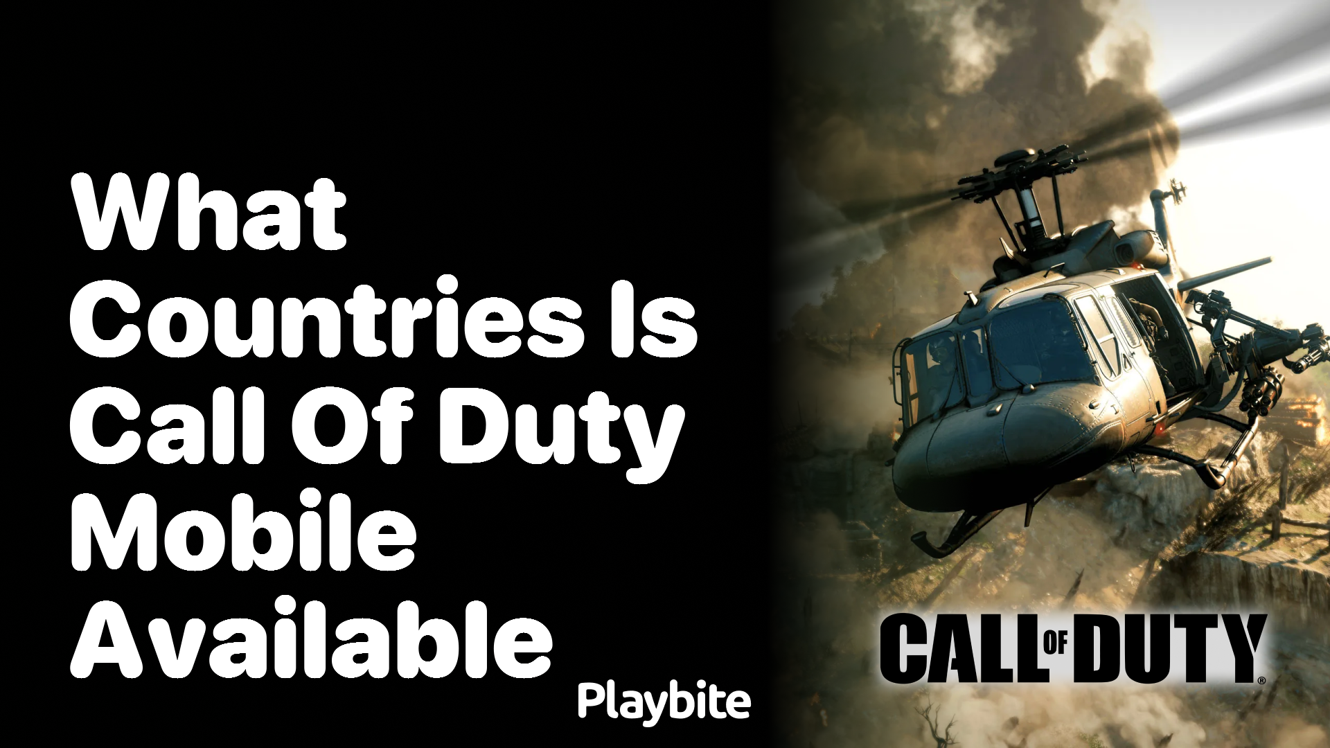 What Countries Is Call of Duty Mobile Available In?