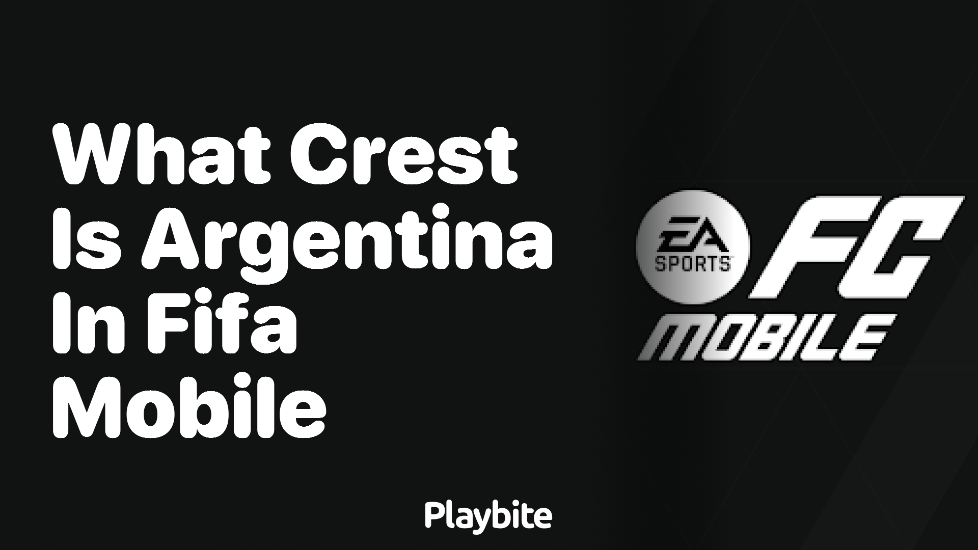 What Crest Is Argentina Using in FIFA Mobile?