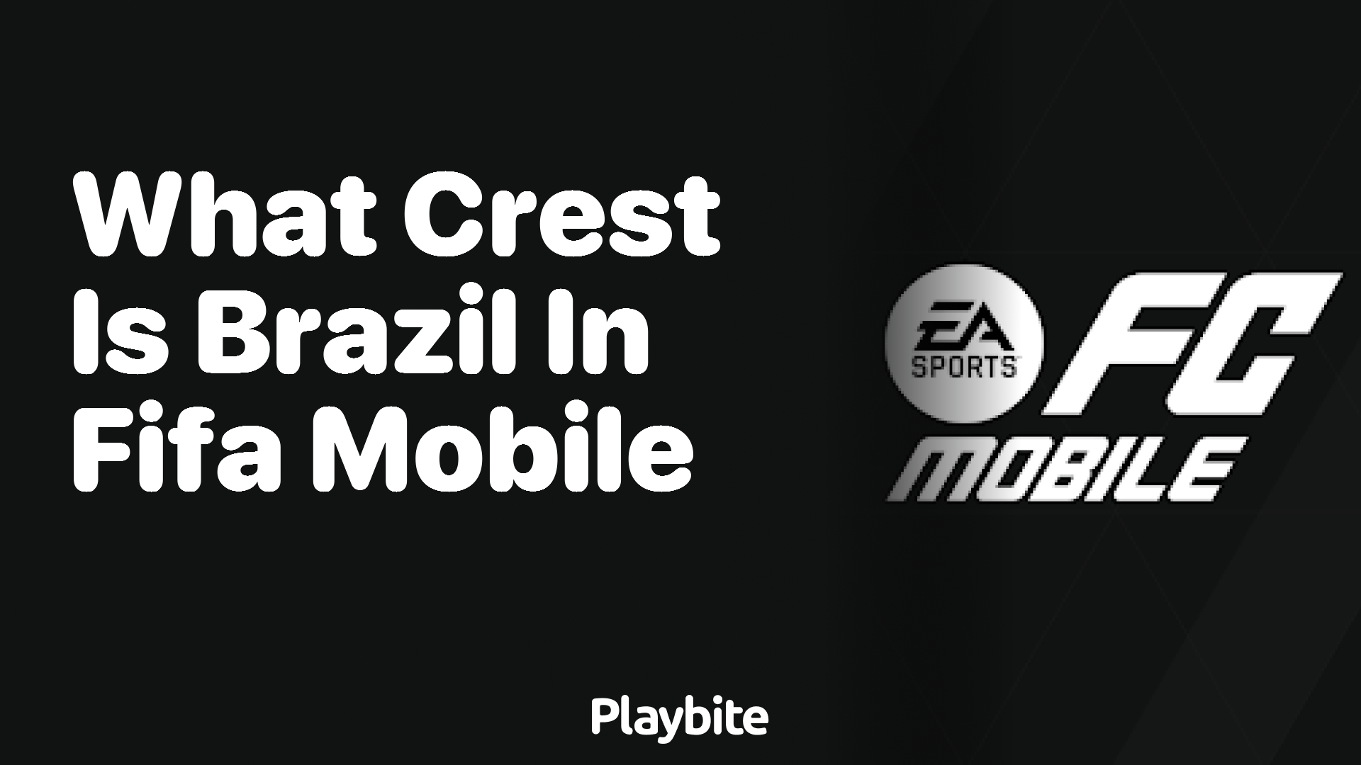 What Crest Is Brazil In EA Sports FC Mobile?