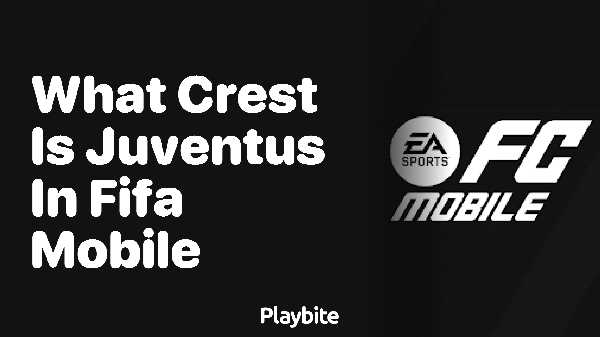 What Crest Does Juventus Sport in EA Sports FC Mobile?