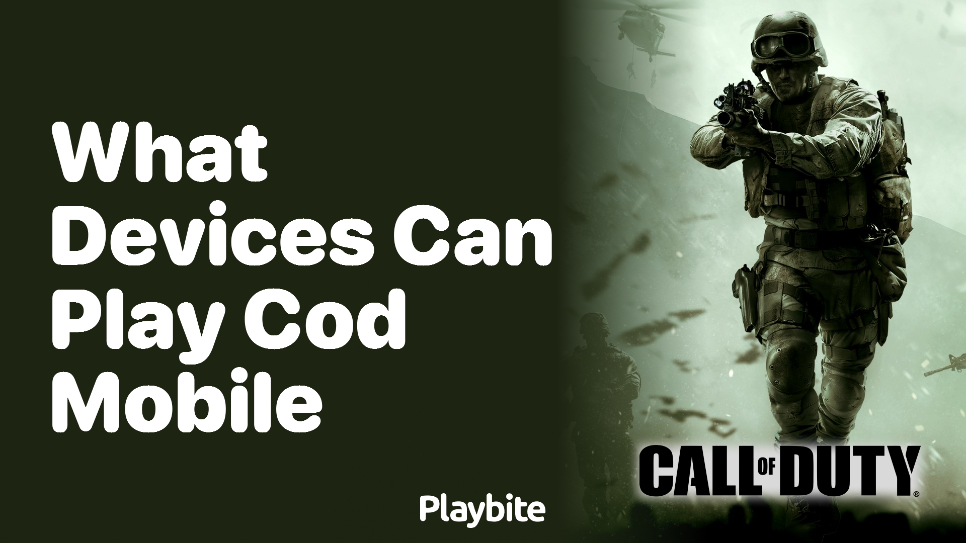 What Devices Can Play COD Mobile?