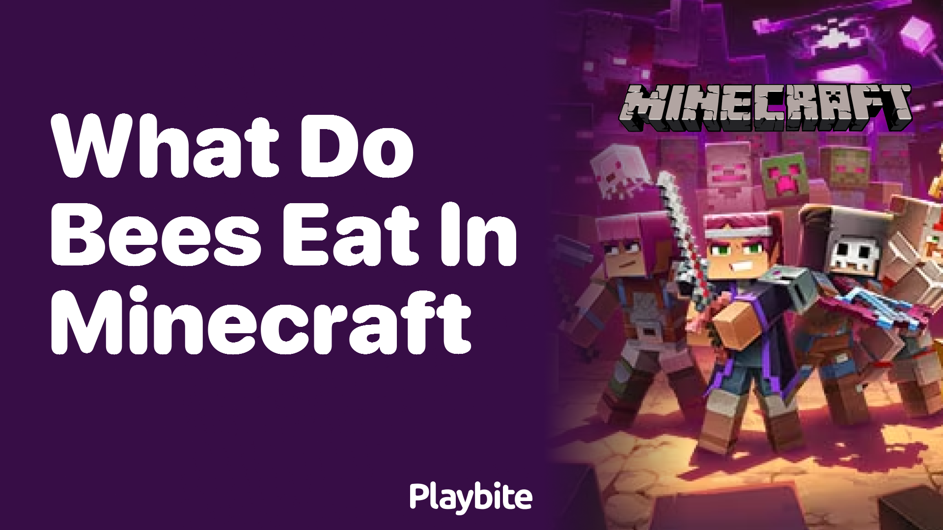 What Do Bees Eat in Minecraft? Uncovering the Buzz! - Playbite