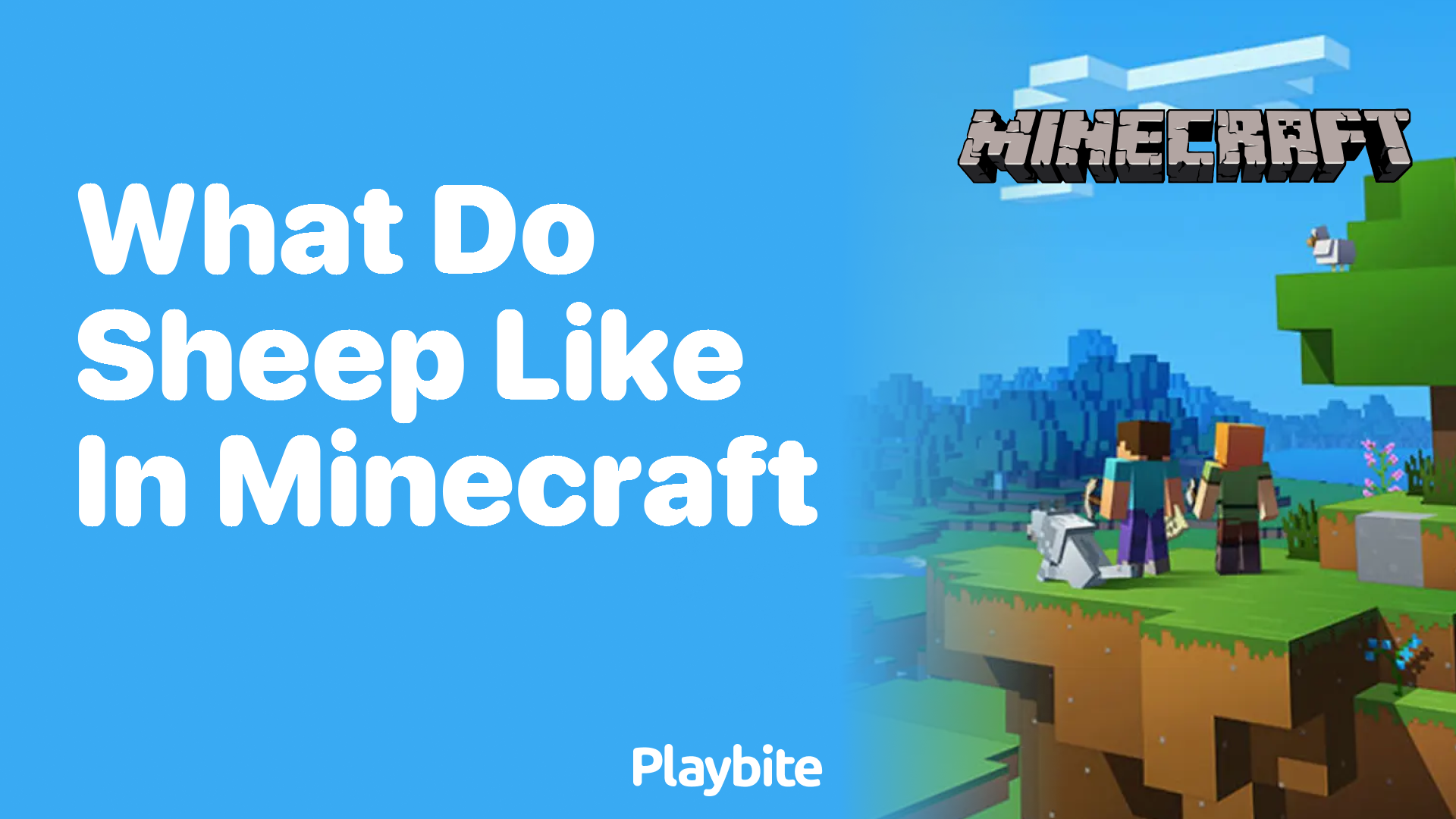 What Do Sheep Like in Minecraft? - Playbite