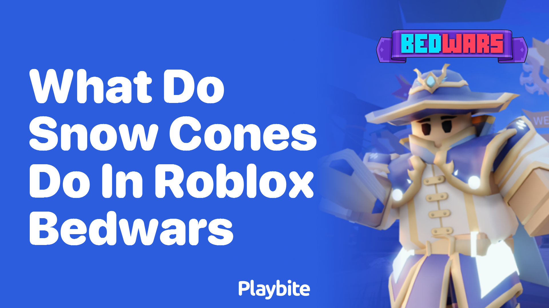 What do Snow Cones Do in Roblox Bedwars?