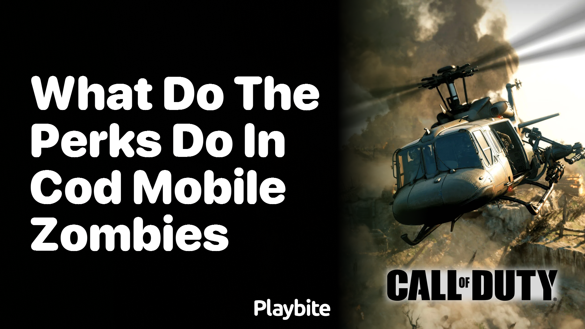 What Do the Perks Do in COD Mobile Zombies?