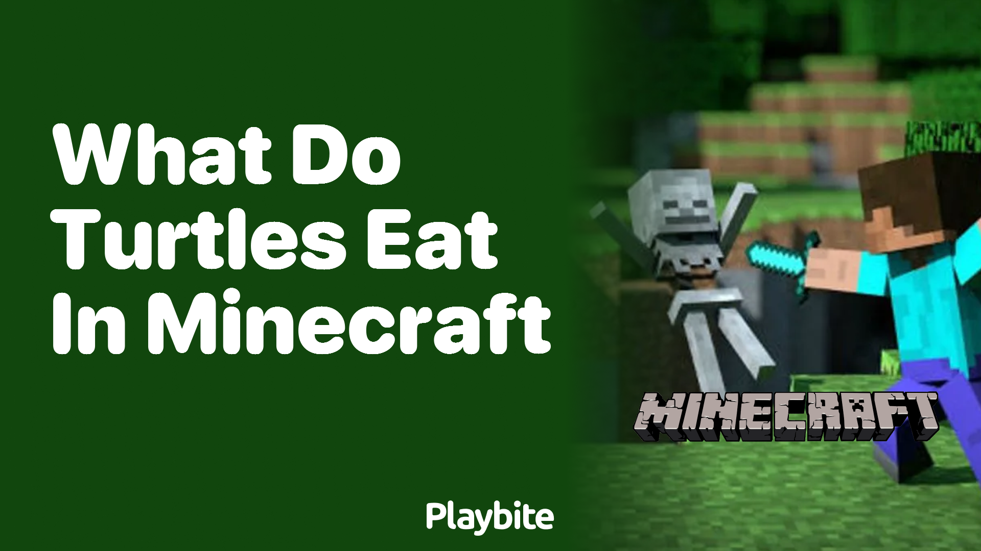 What Do Turtles Eat in Minecraft?