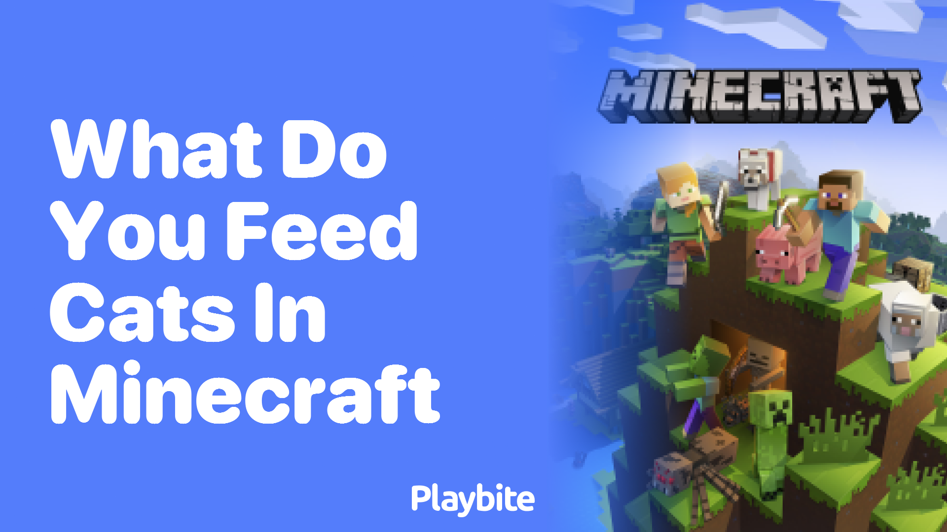 What Do You Feed Cats in Minecraft?