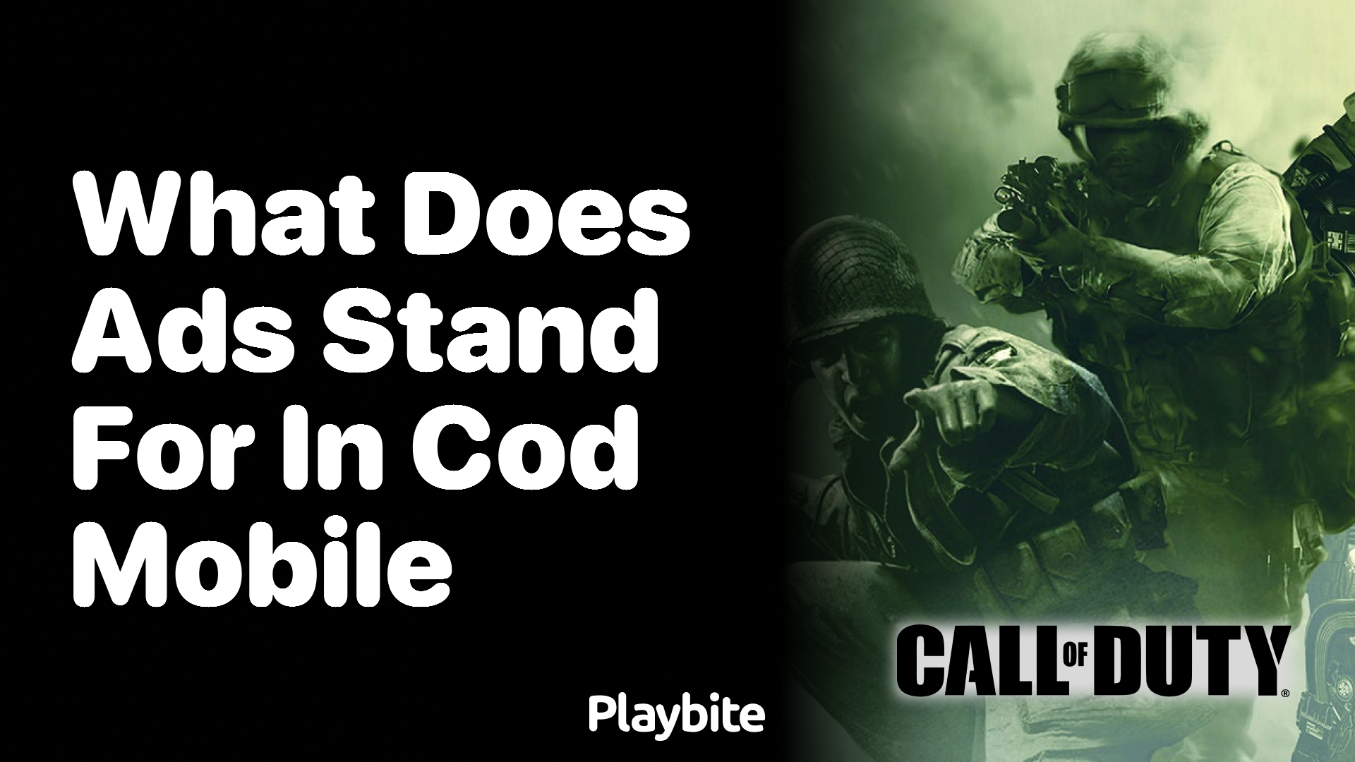 What Does ADS Stand For in COD Mobile?