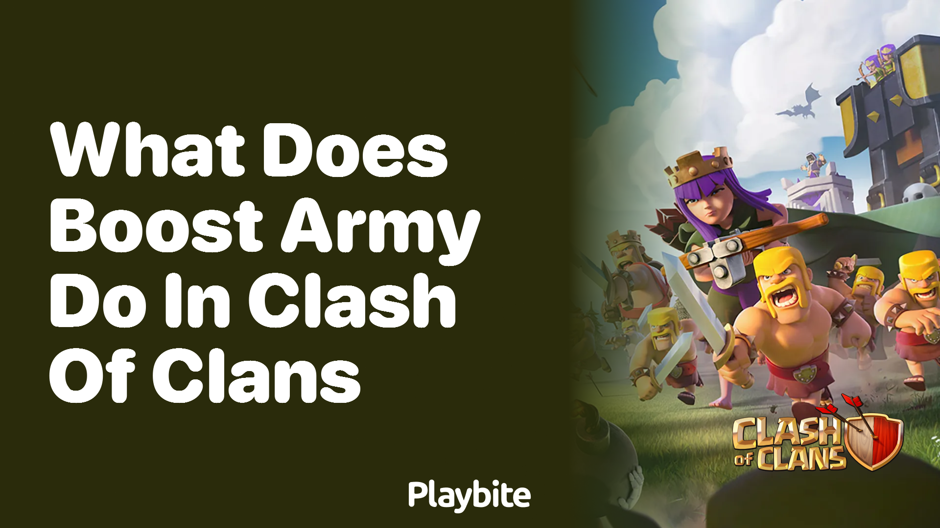 What Does Boost Army Do in Clash of Clans?