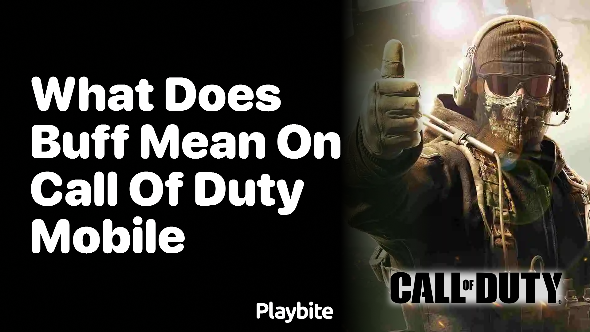 What Does &#8216;Buff&#8217; Mean in Call of Duty Mobile?