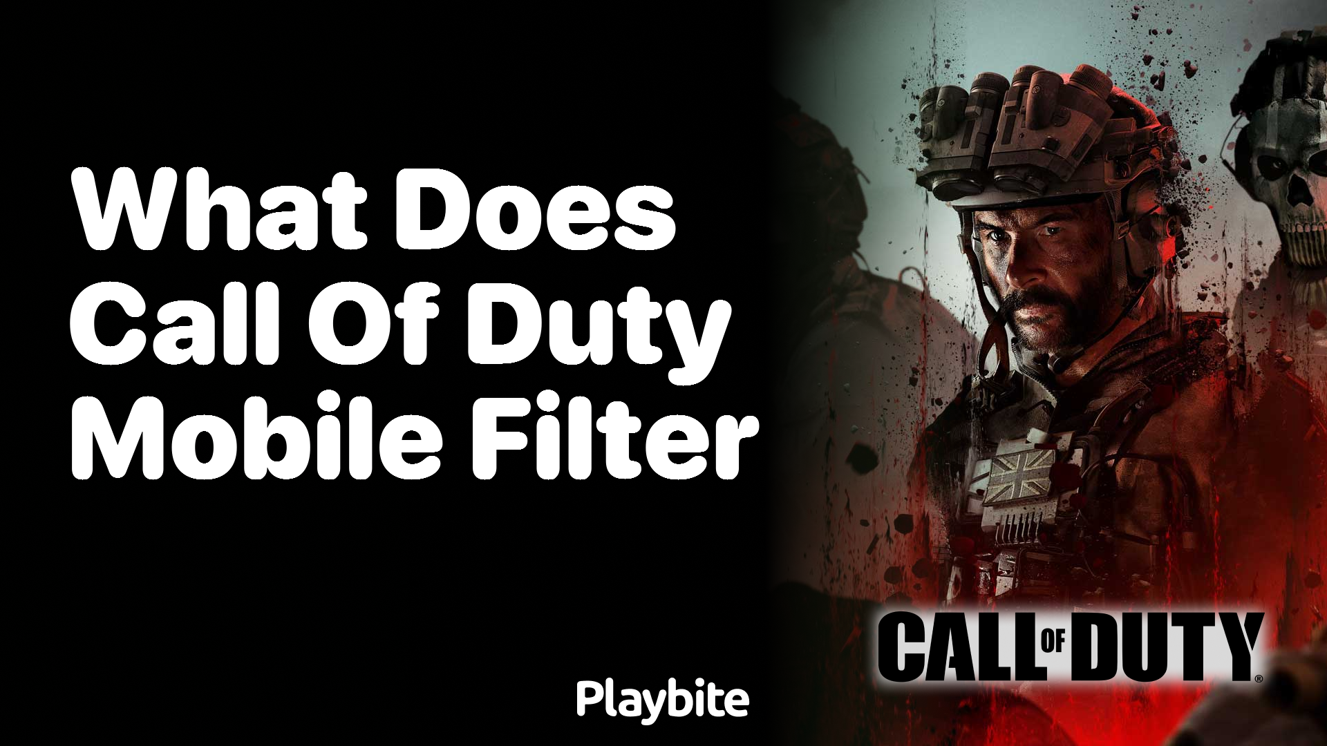 What Does Call of Duty Mobile Filter?