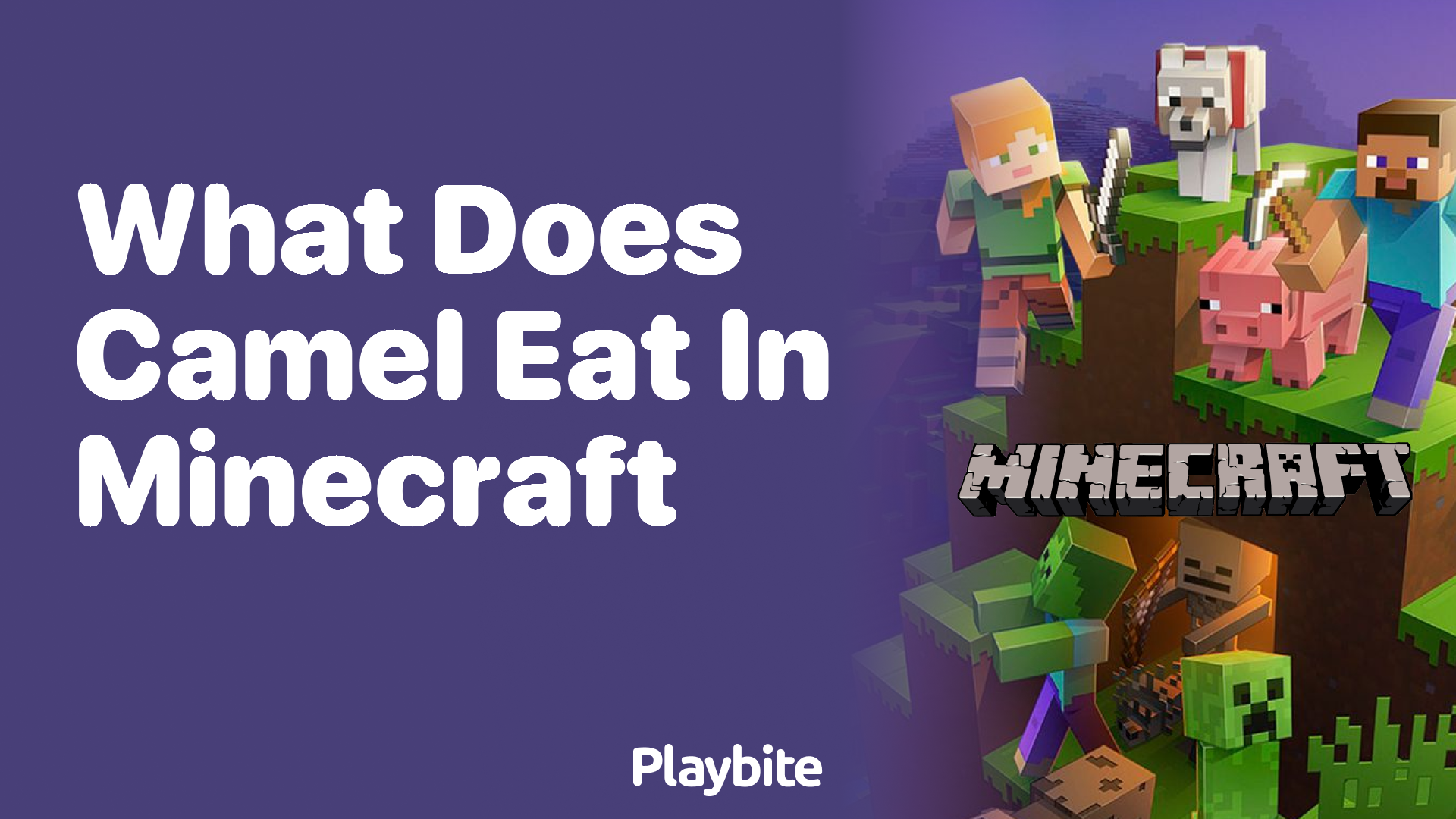 What Does a Camel Eat in Minecraft? - Playbite