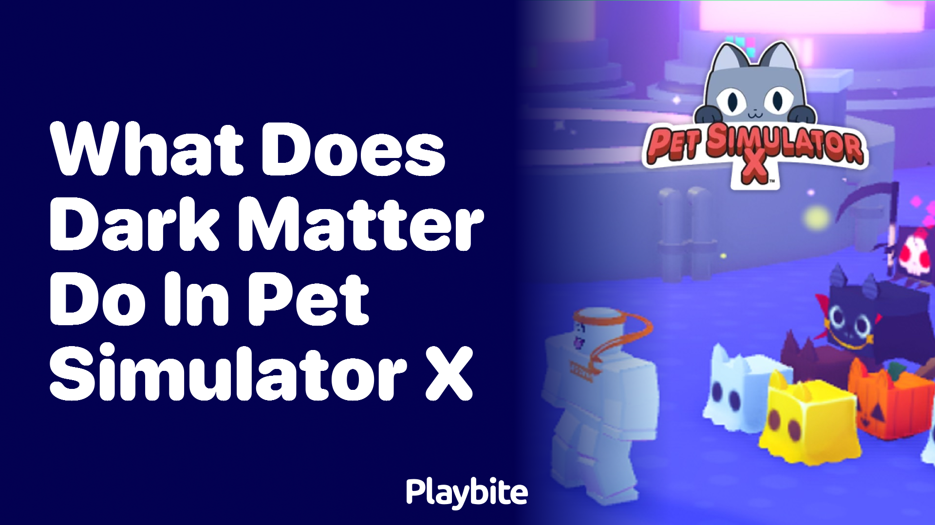 What Does Dark Matter Do in Pet Simulator X?