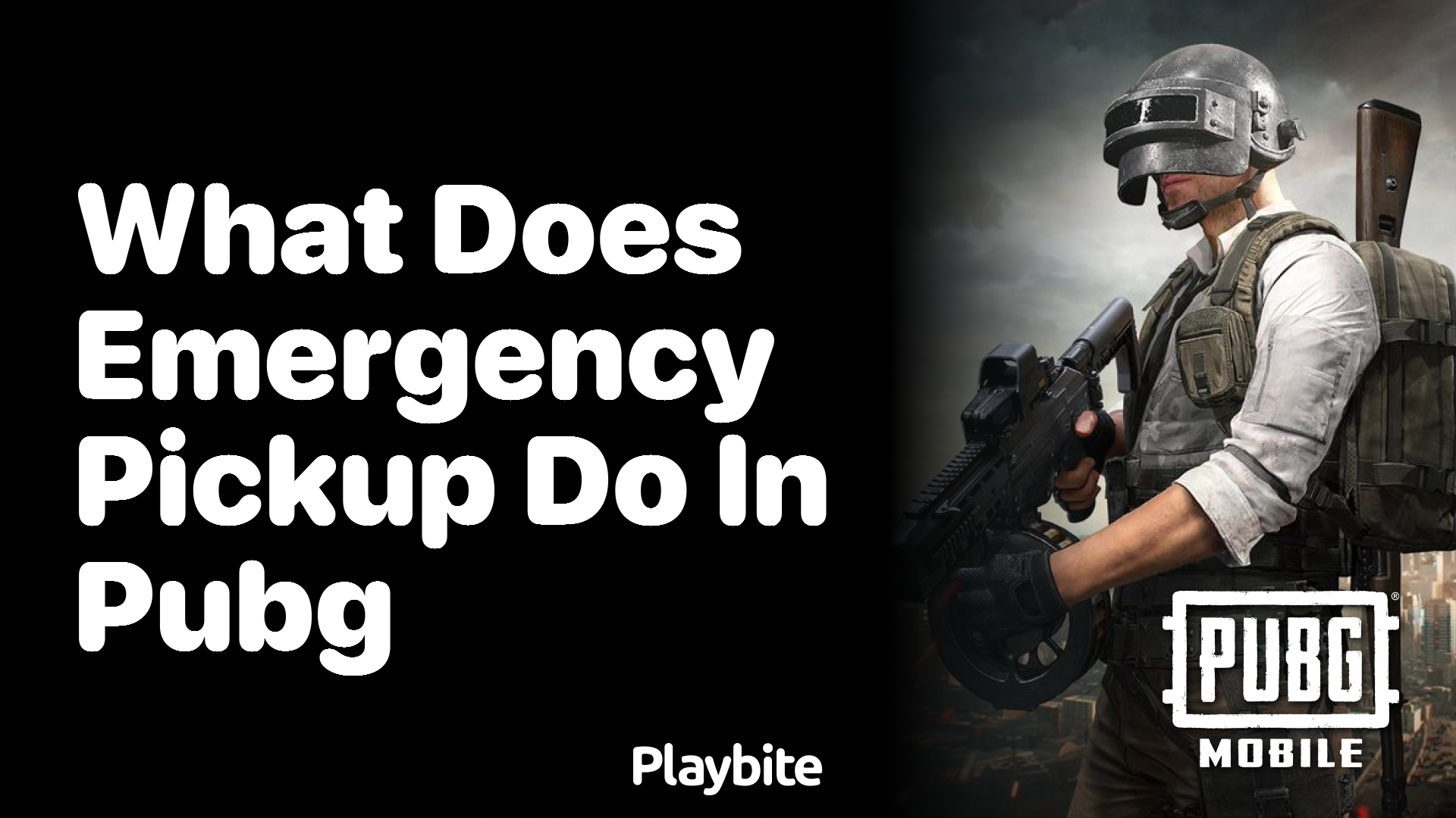 What Does Emergency Pickup Do in PUBG?