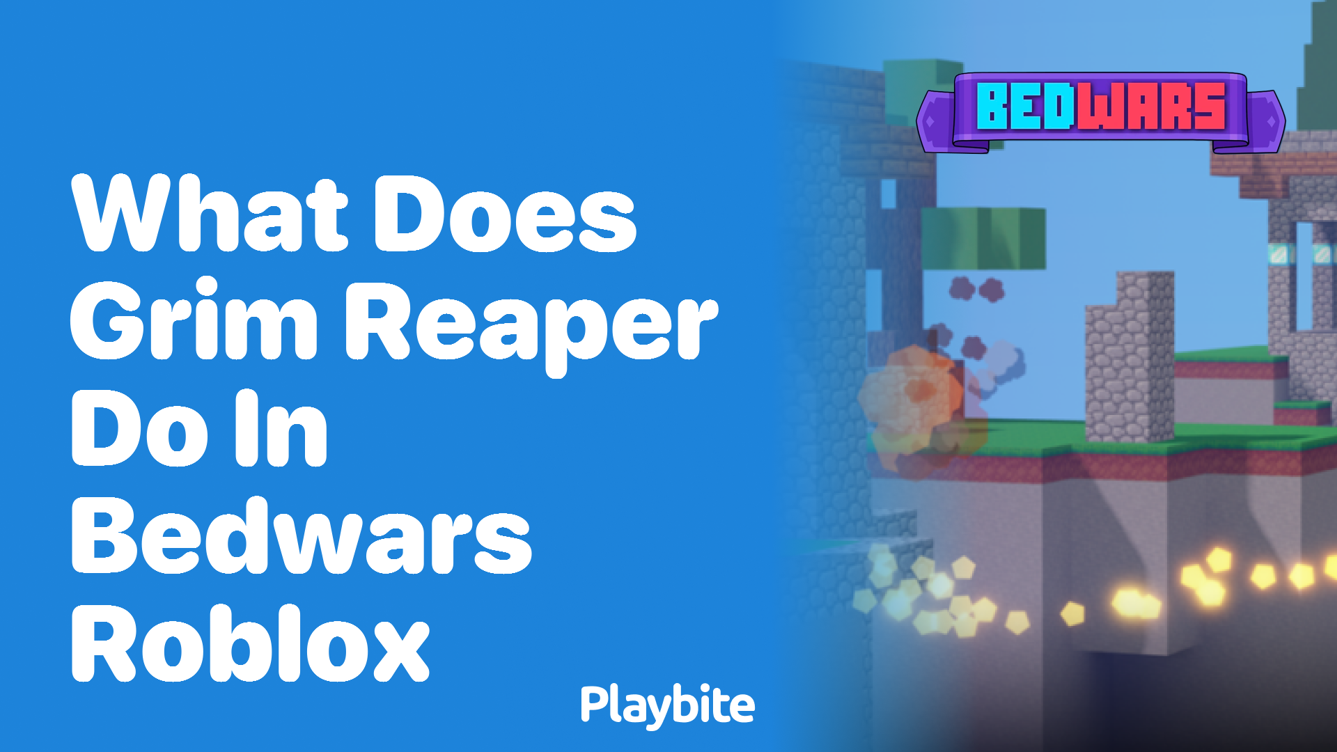 What does the Grim Reaper do in Bedwars Roblox?