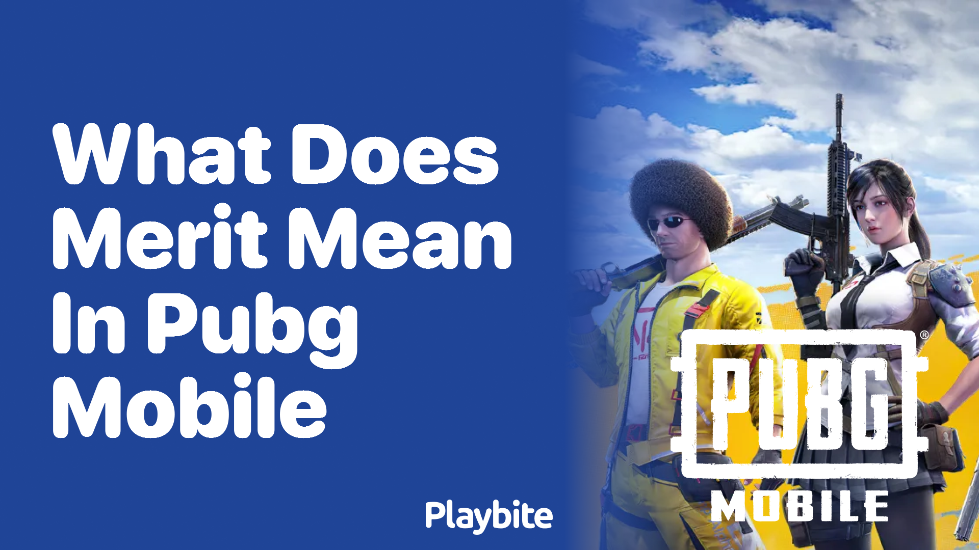 What Does Merit Mean in PUBG Mobile?