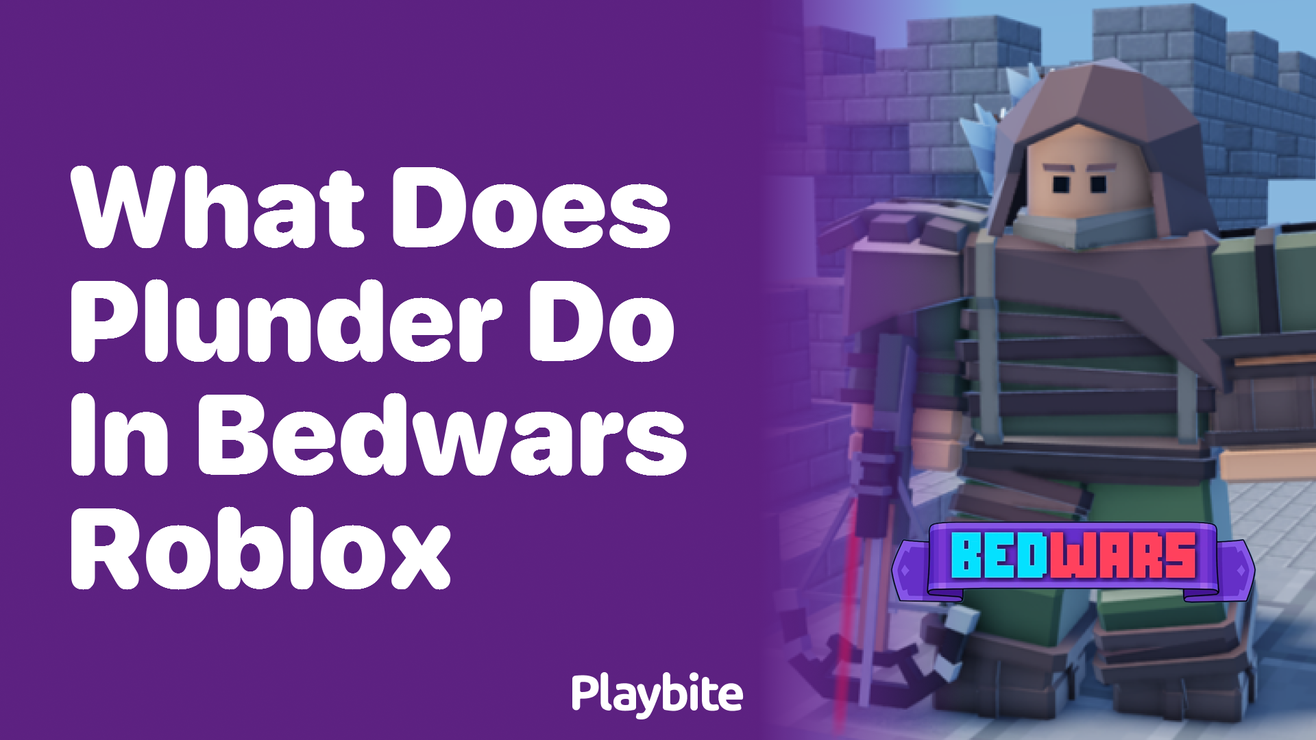 What Does Plunder Do in Bedwars on Roblox?