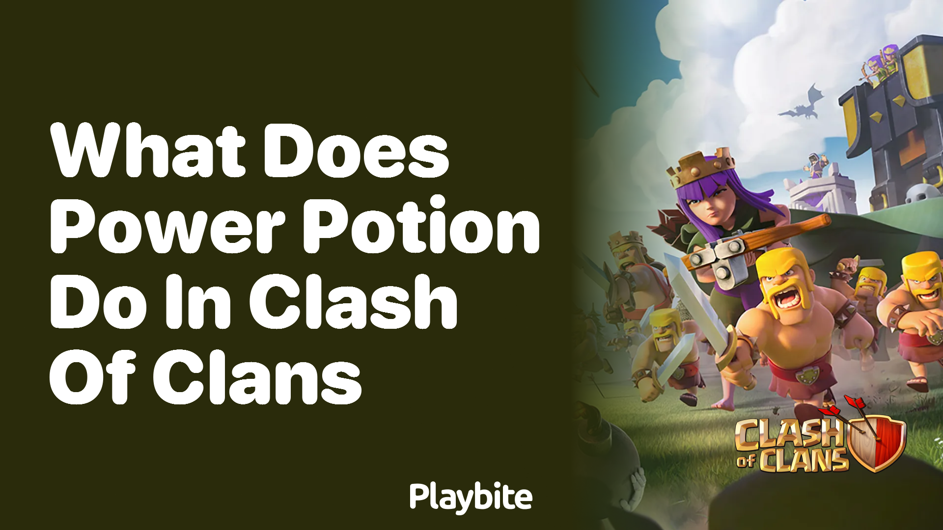 What Does Power Potion Do in Clash of Clans?