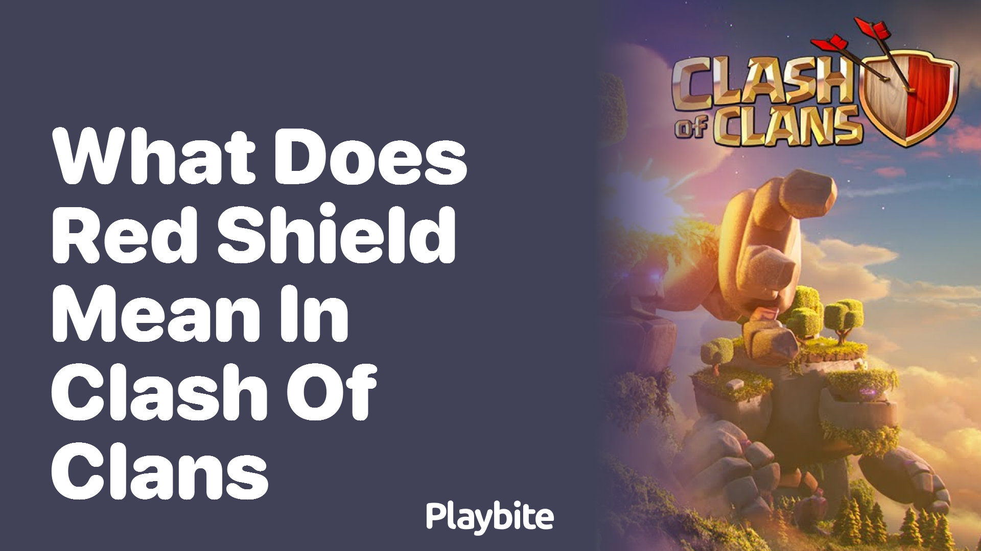 What Does a Red Shield Mean in Clash of Clans?