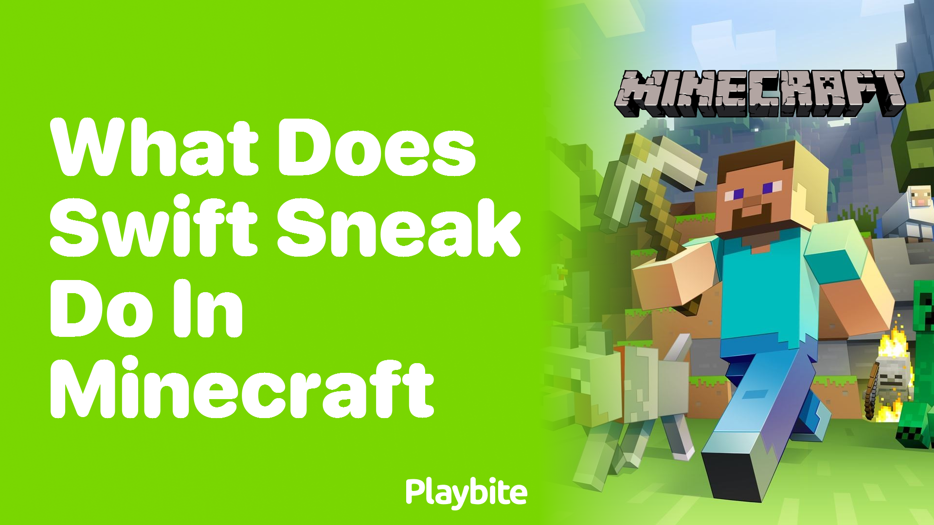 Minecraft: Swift Sneak Enchament Guide