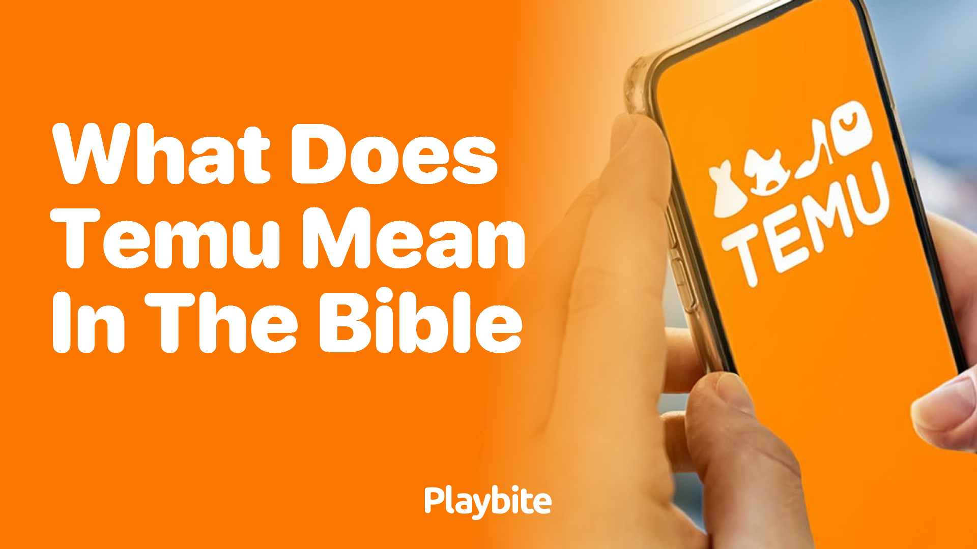 What Does Temu Mean in the Bible?